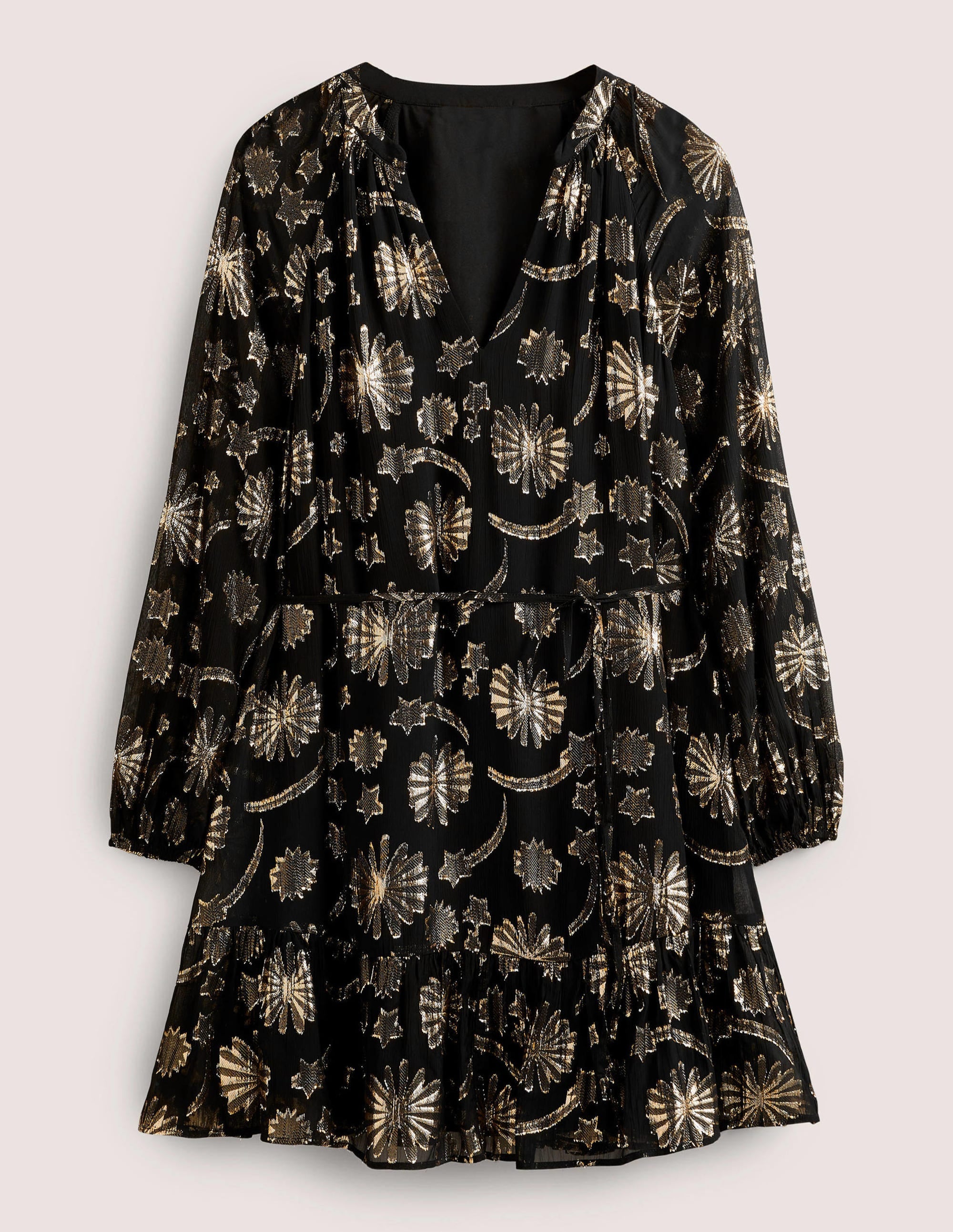Swing Mini Dress-Firework Jacquard - Image 8