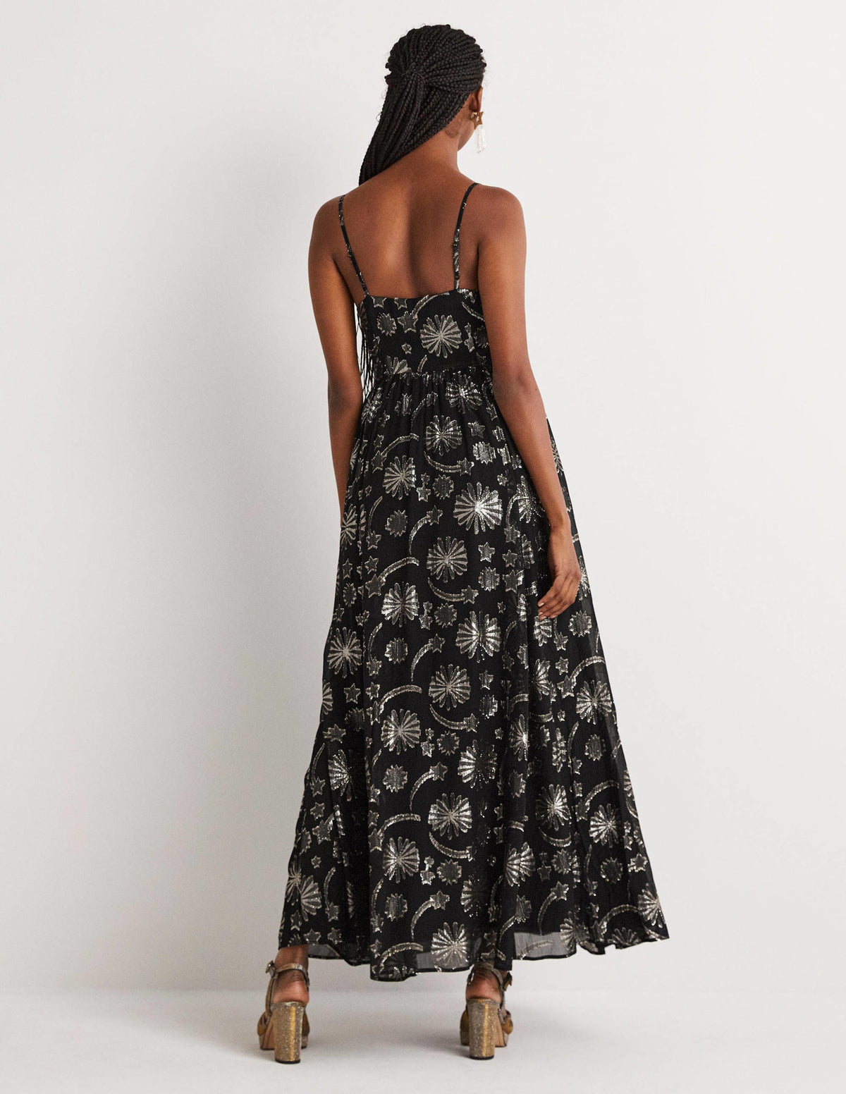 Cami Party Dress-Firework Jacquard - Image 4