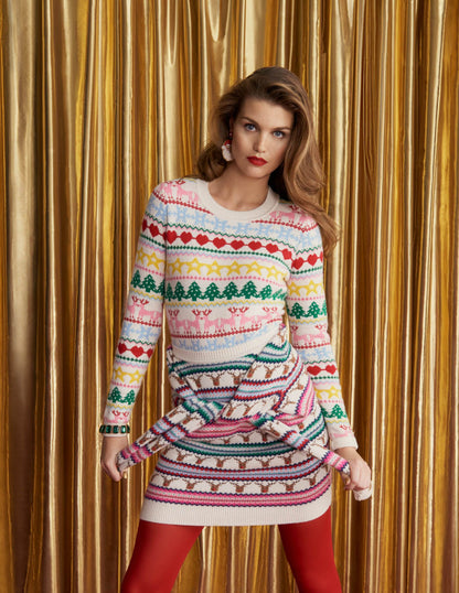 Festive Fair Isle Christmas Sweater-Multi Christmas Fair Isle-7