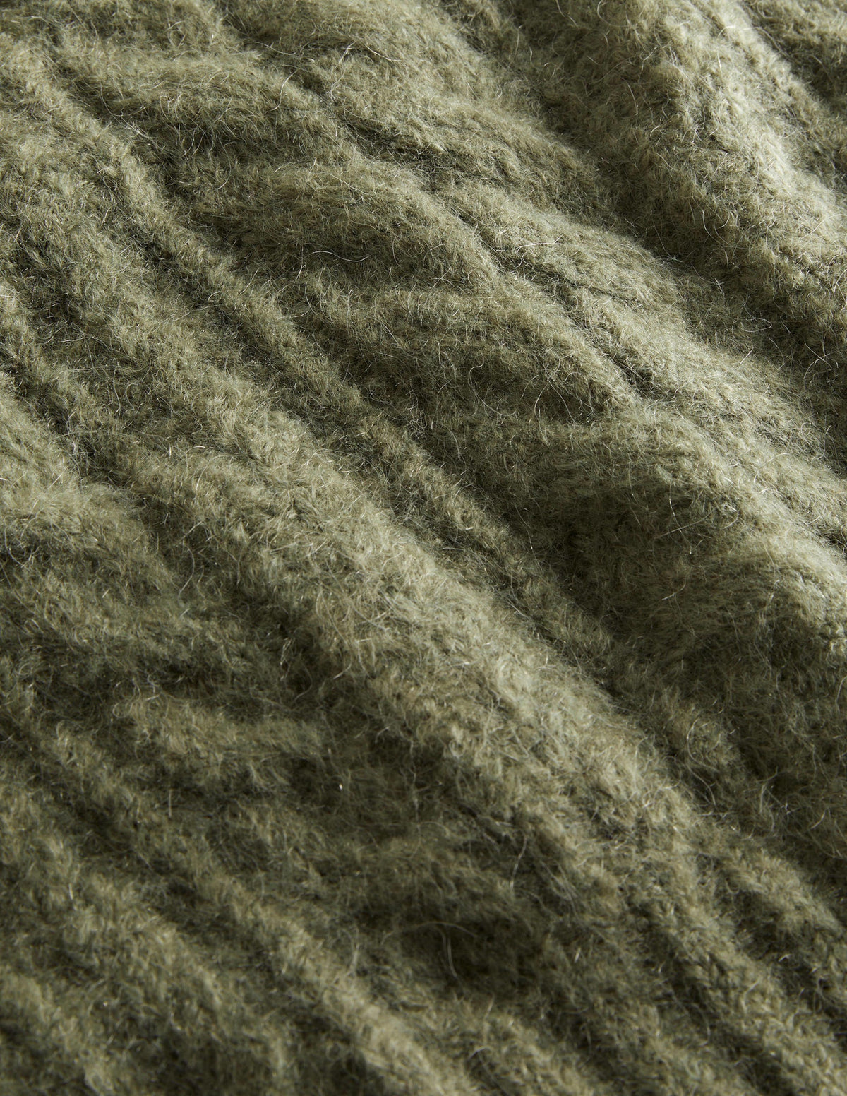 Relaxed Cable Sweater Vest-Kale Green - Image 6