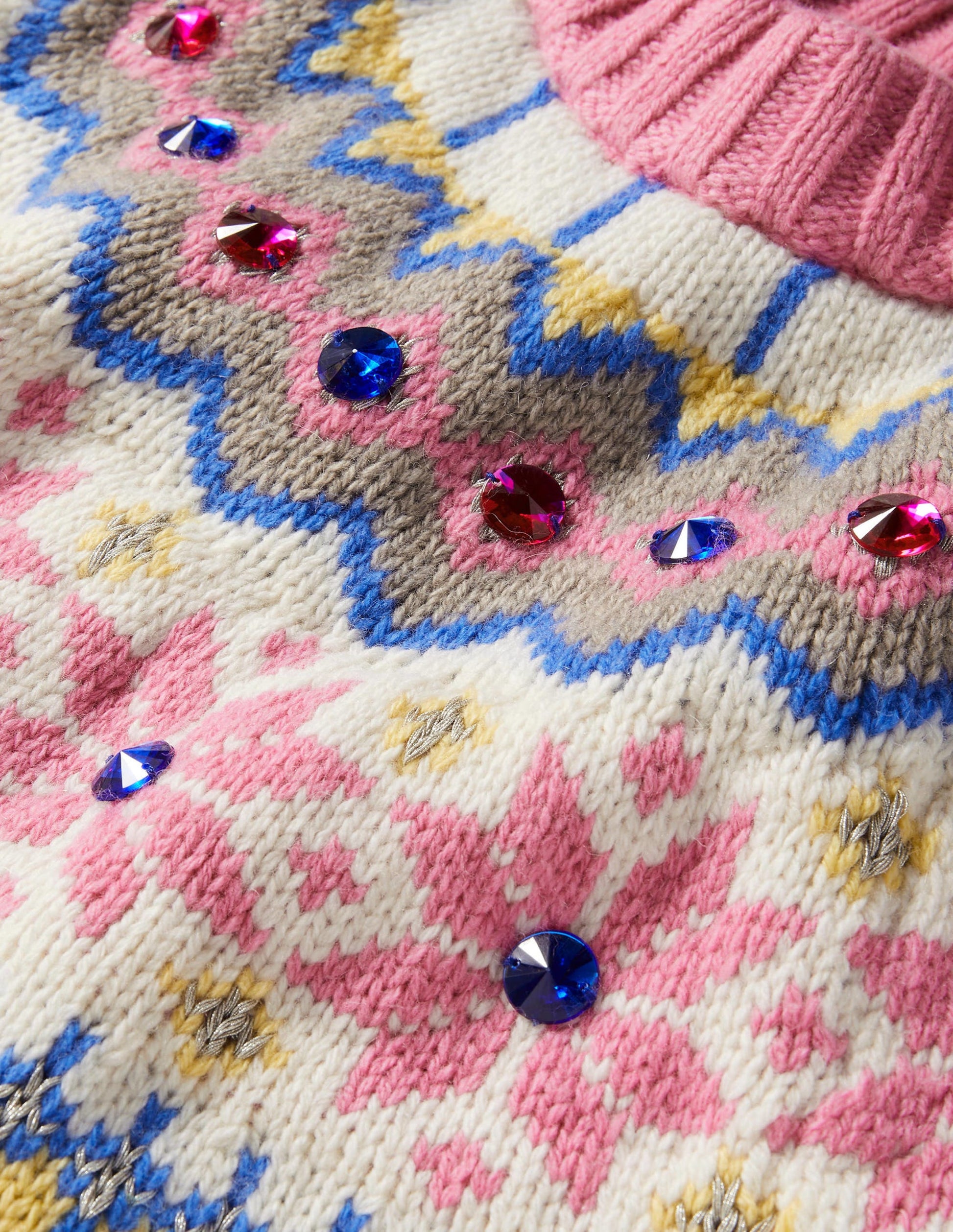 Embellished Fair Isle Sweater-Mink, Embellished Fair Isle-7