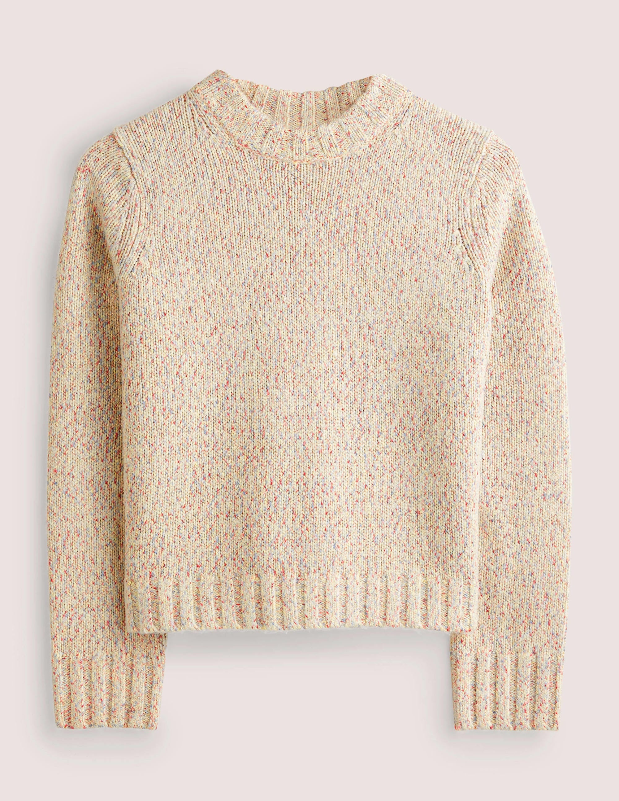 Speckled Fluffy Sweater-Ivory - Image 6