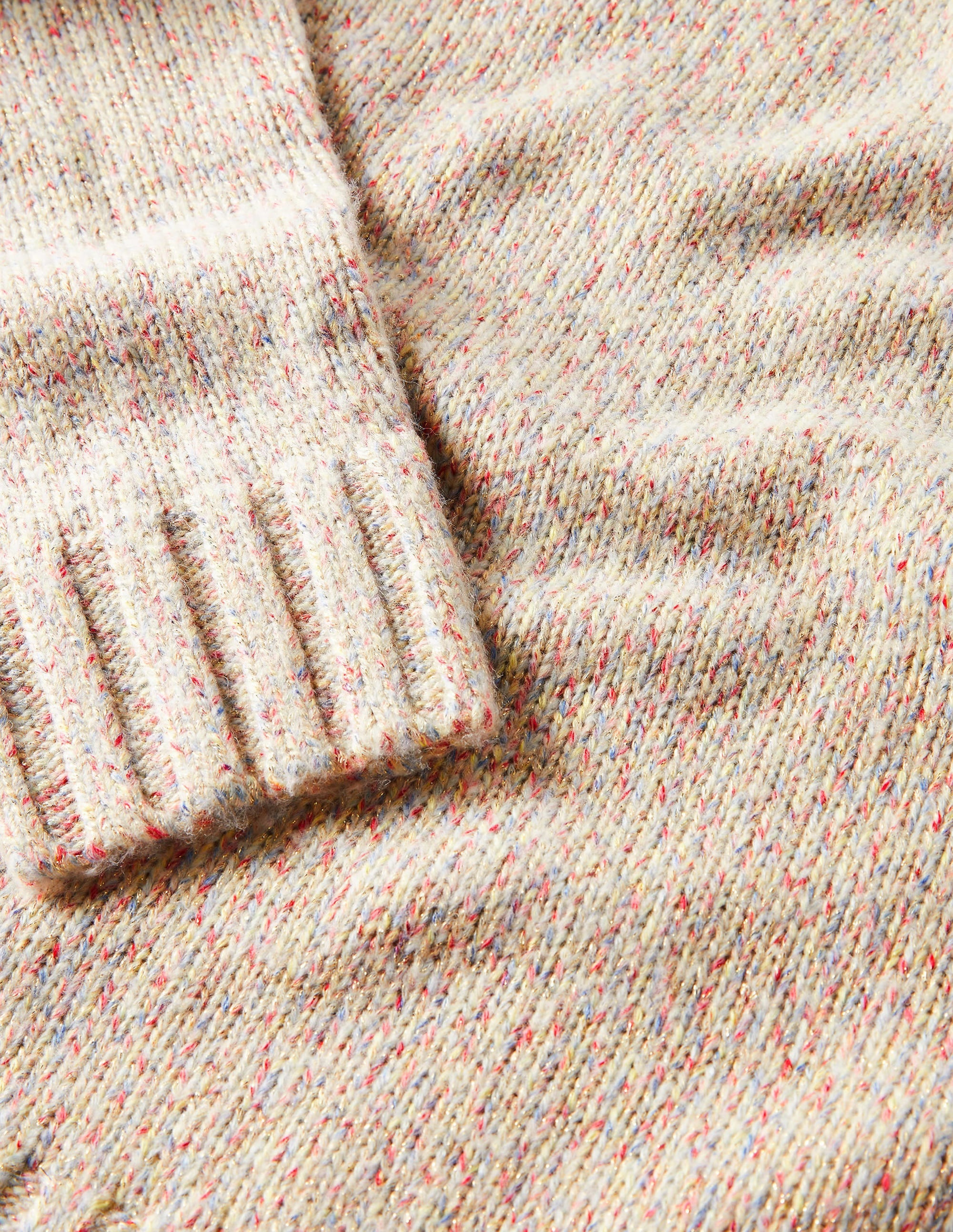 Speckled Fluffy Sweater-Ivory - Image 7