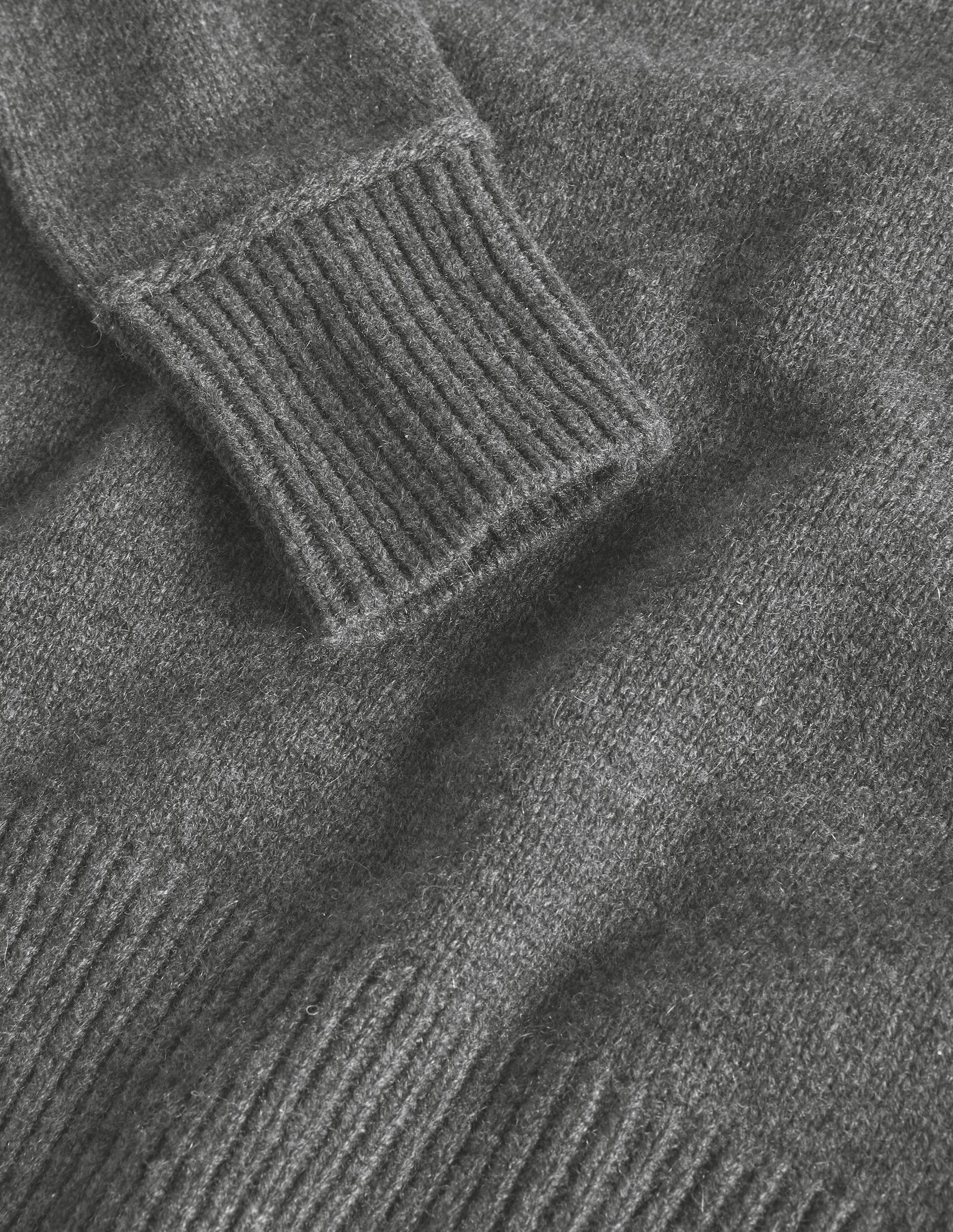 Lofty Cashmere Sweater-Charcoal Melange-7