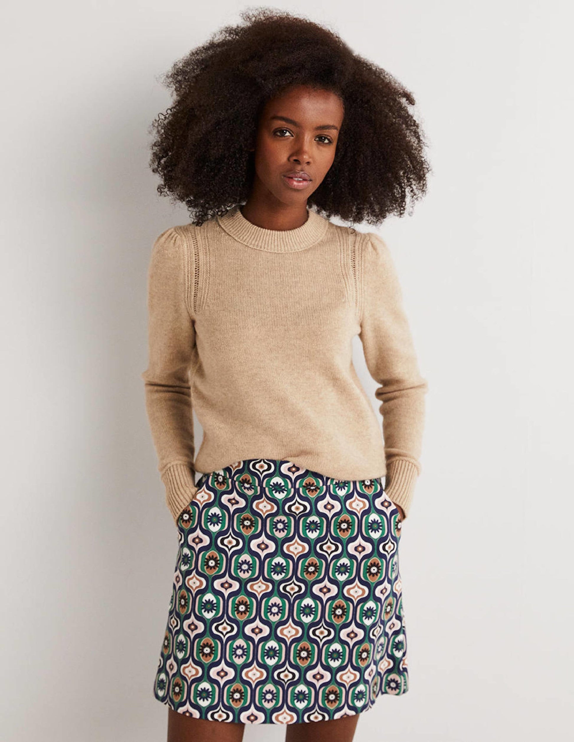 Lofty Cashmere Sweater-Chinchilla Melange-1