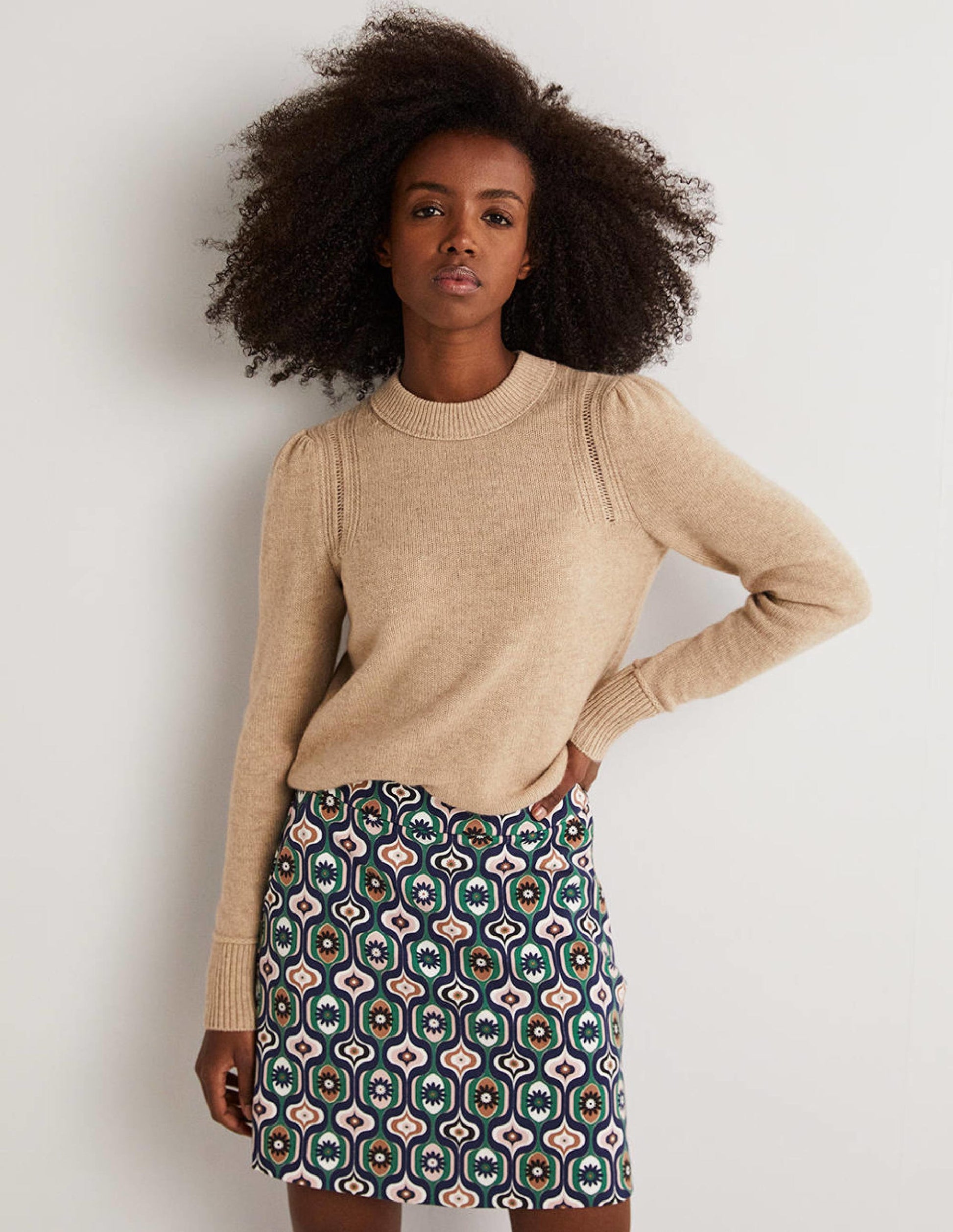 Lofty Cashmere Sweater-Chinchilla Melange-5
