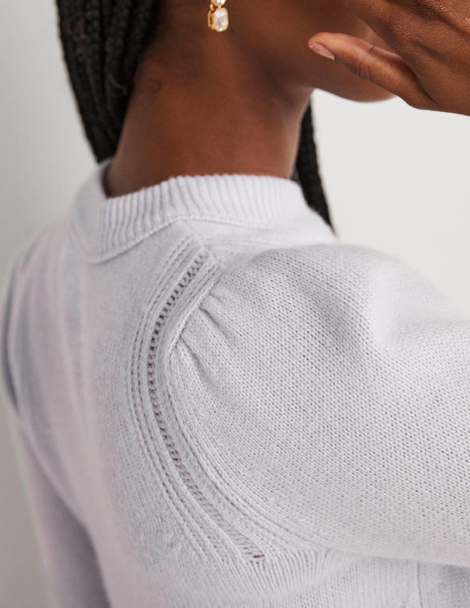 Lofty Cashmere Sweater-Skylight Blue - Image 2