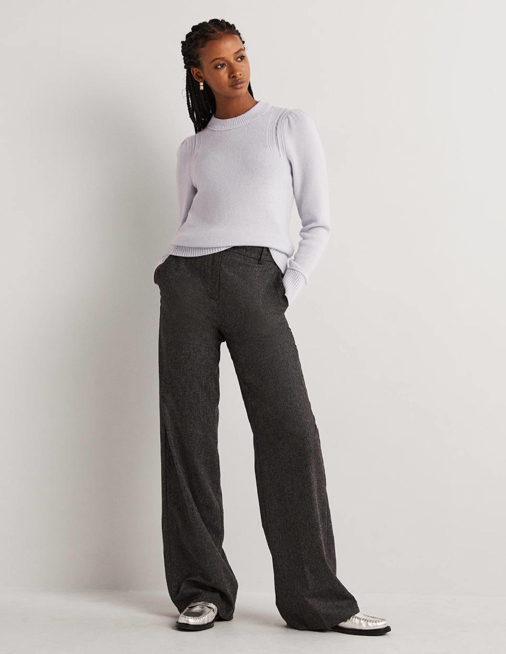 Lofty Cashmere Sweater-Skylight Blue - Image 5