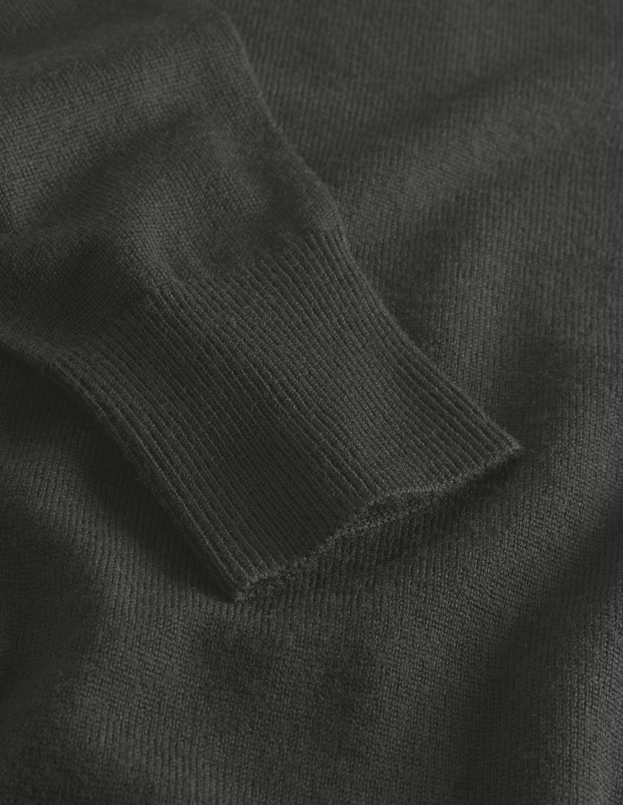 Merino Roll Neck-Black - Image 7