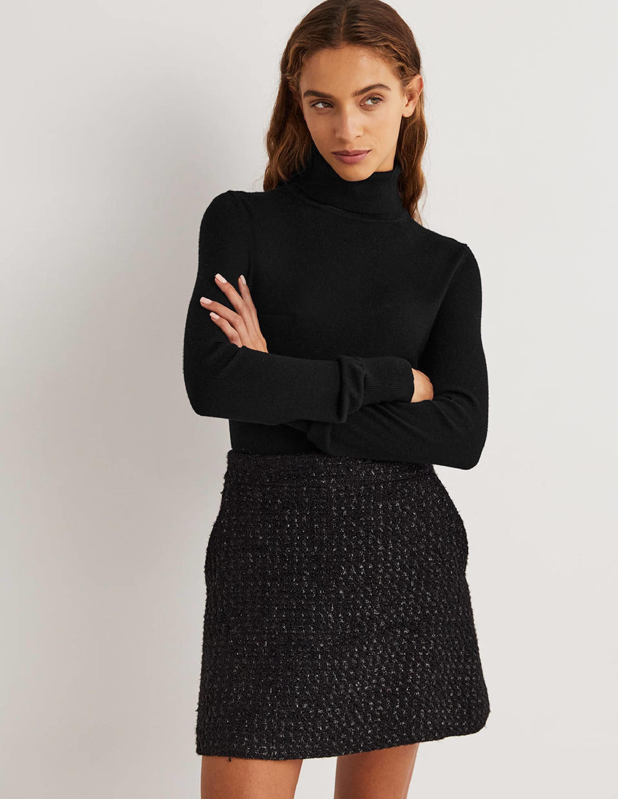 Merino Roll Neck-Black - Image 4