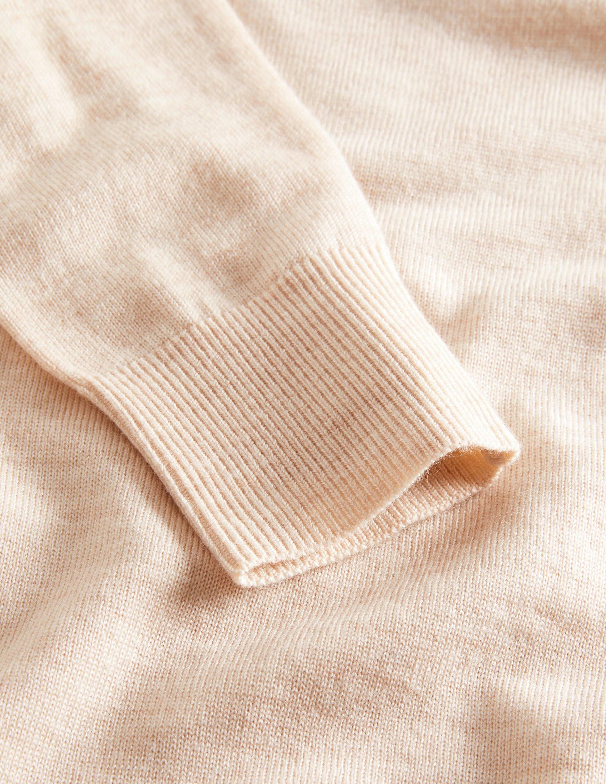 Merino Roll Neck-Oatmeal Melange-7
