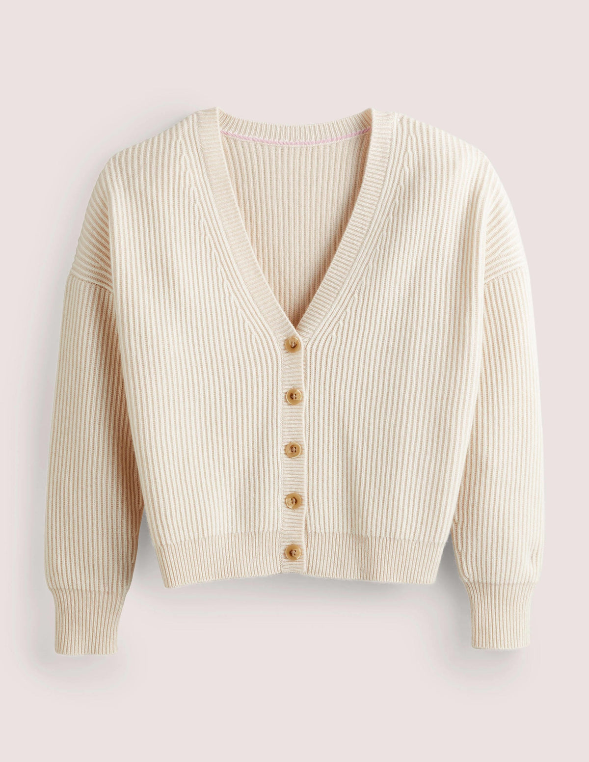 Ribbed Knit Cashmere Cardigan-Rope-6