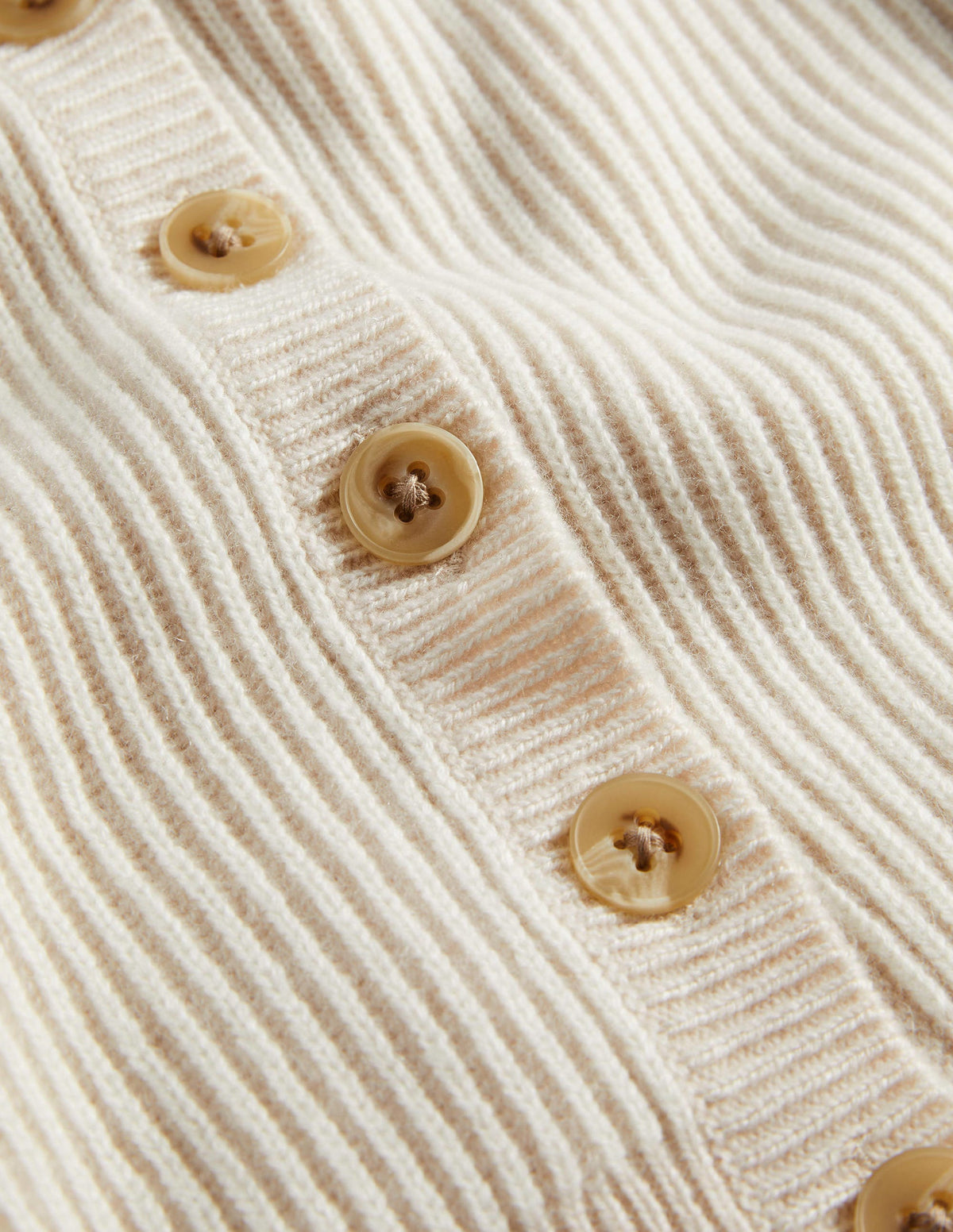 Ribbed Knit Cashmere Cardigan-Rope - Image 7