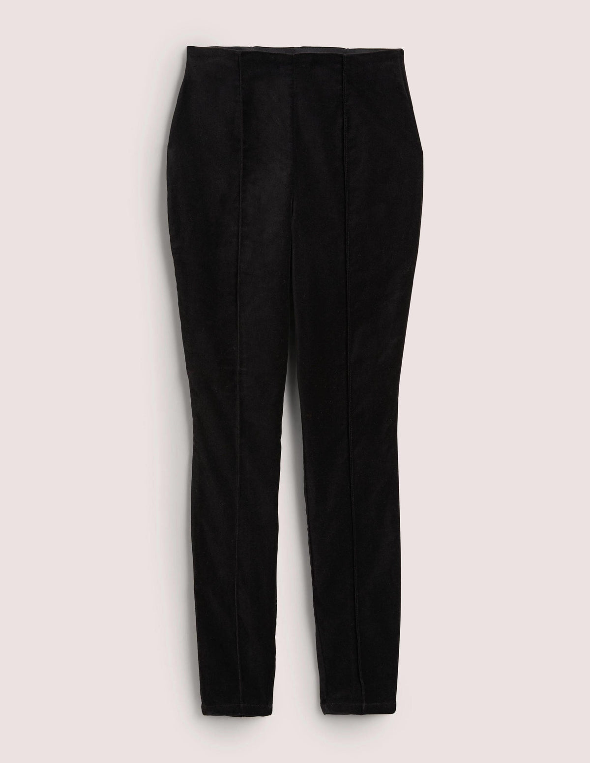 Velvet Stretch Leggings-Black Velvet - Image 5