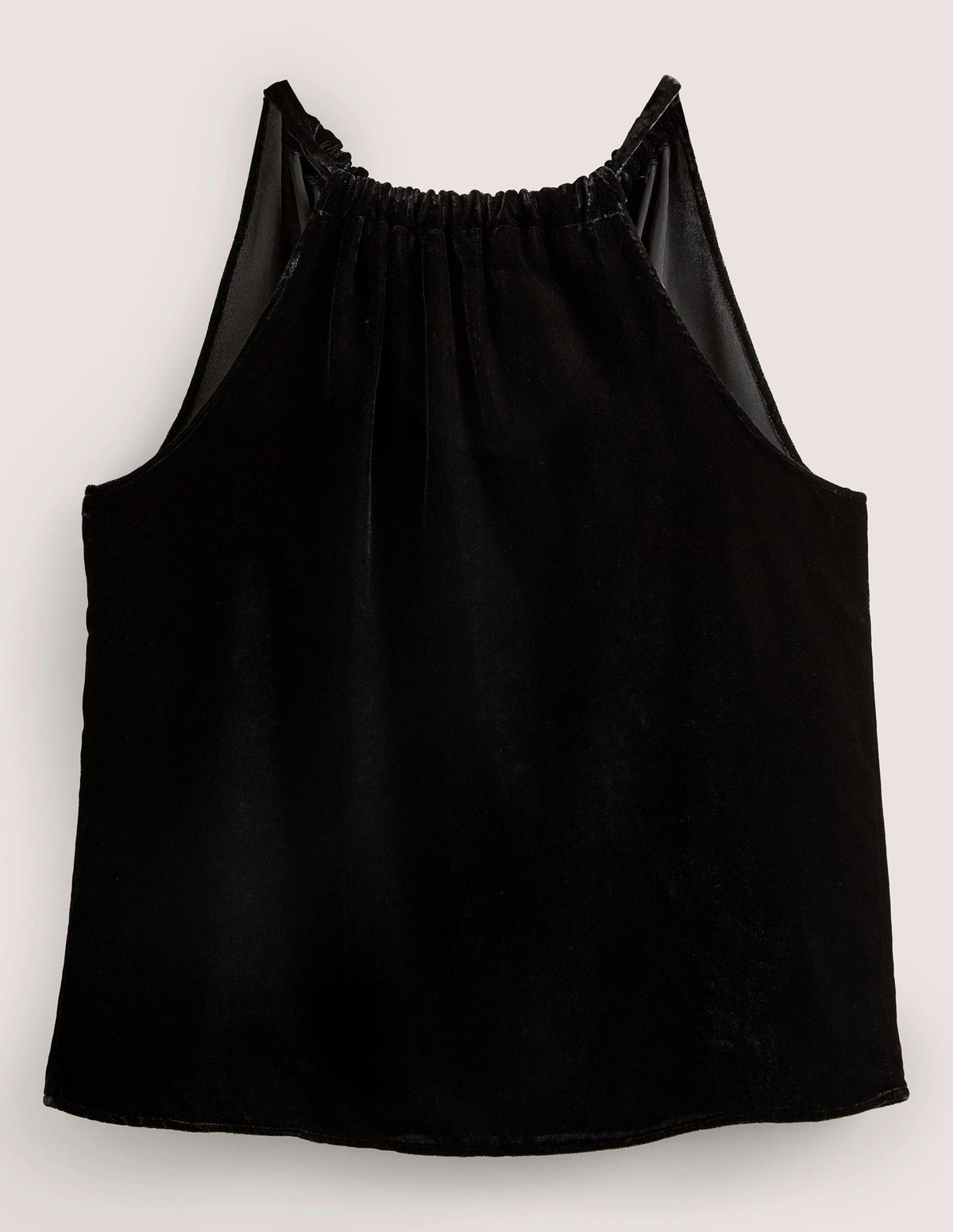 Velvet Halterneck Top-Black - Image 6
