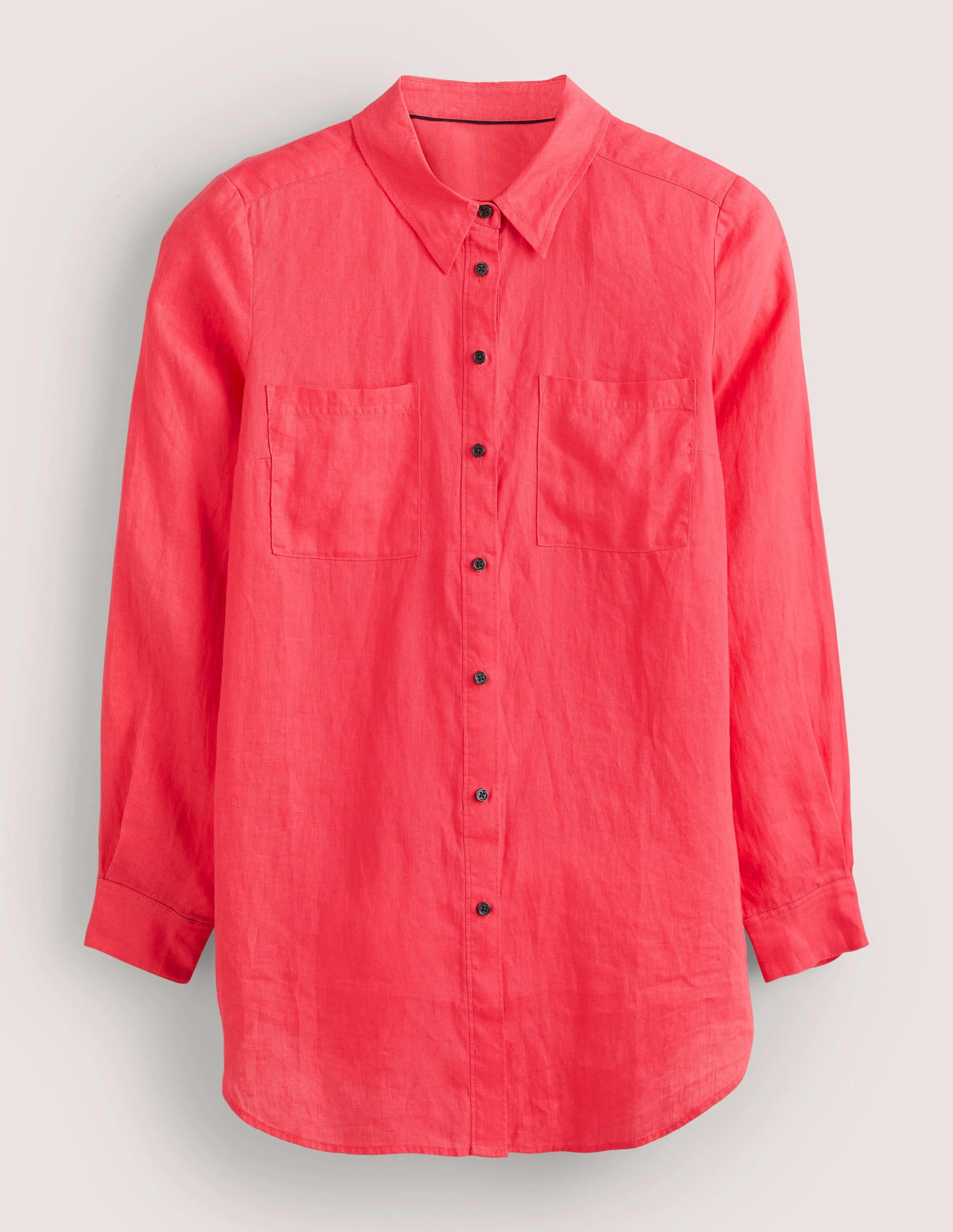 Linen Shirt-Pink Berry - Image 5