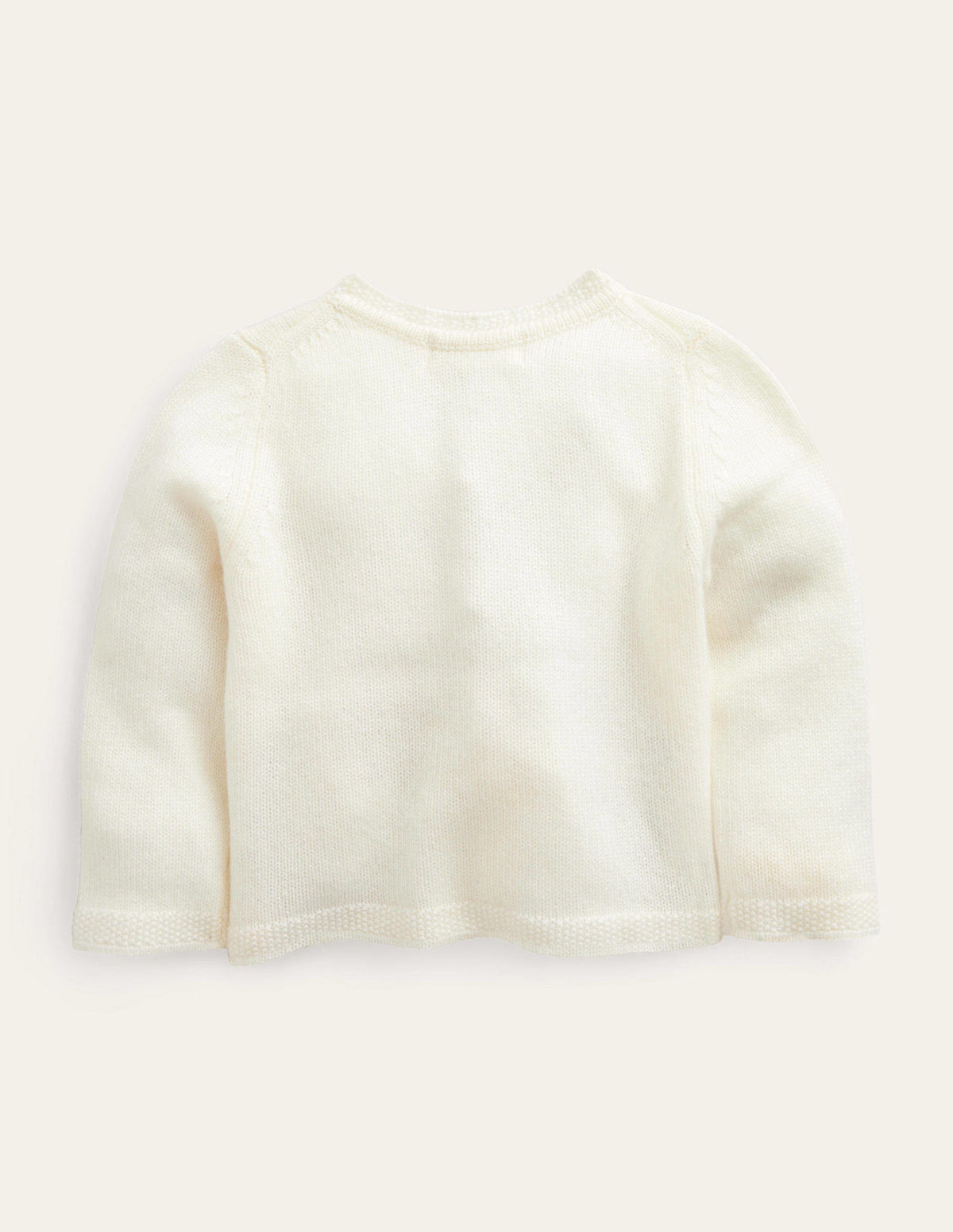 Cashmere Cardigan-Ivory Bunnies - Image 2