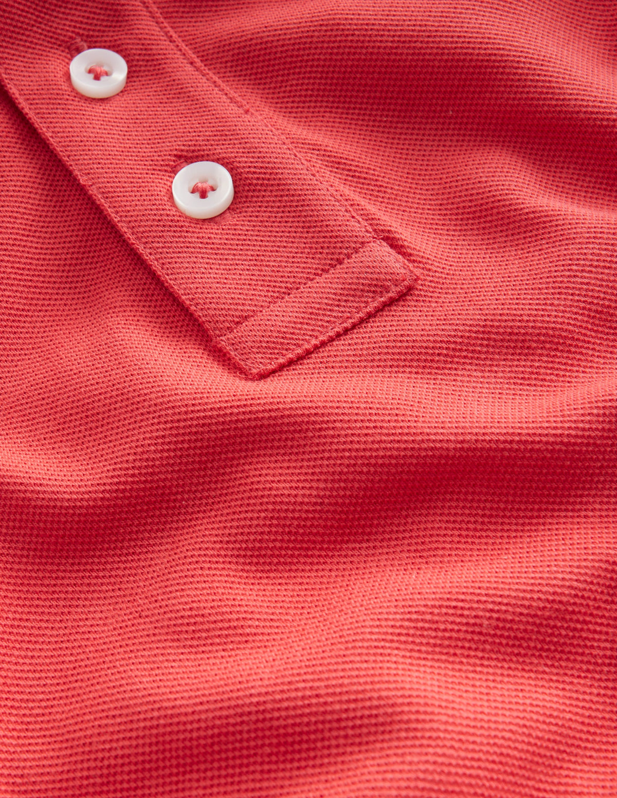 Piqué Polo Shirt-Jam Red - Image 3