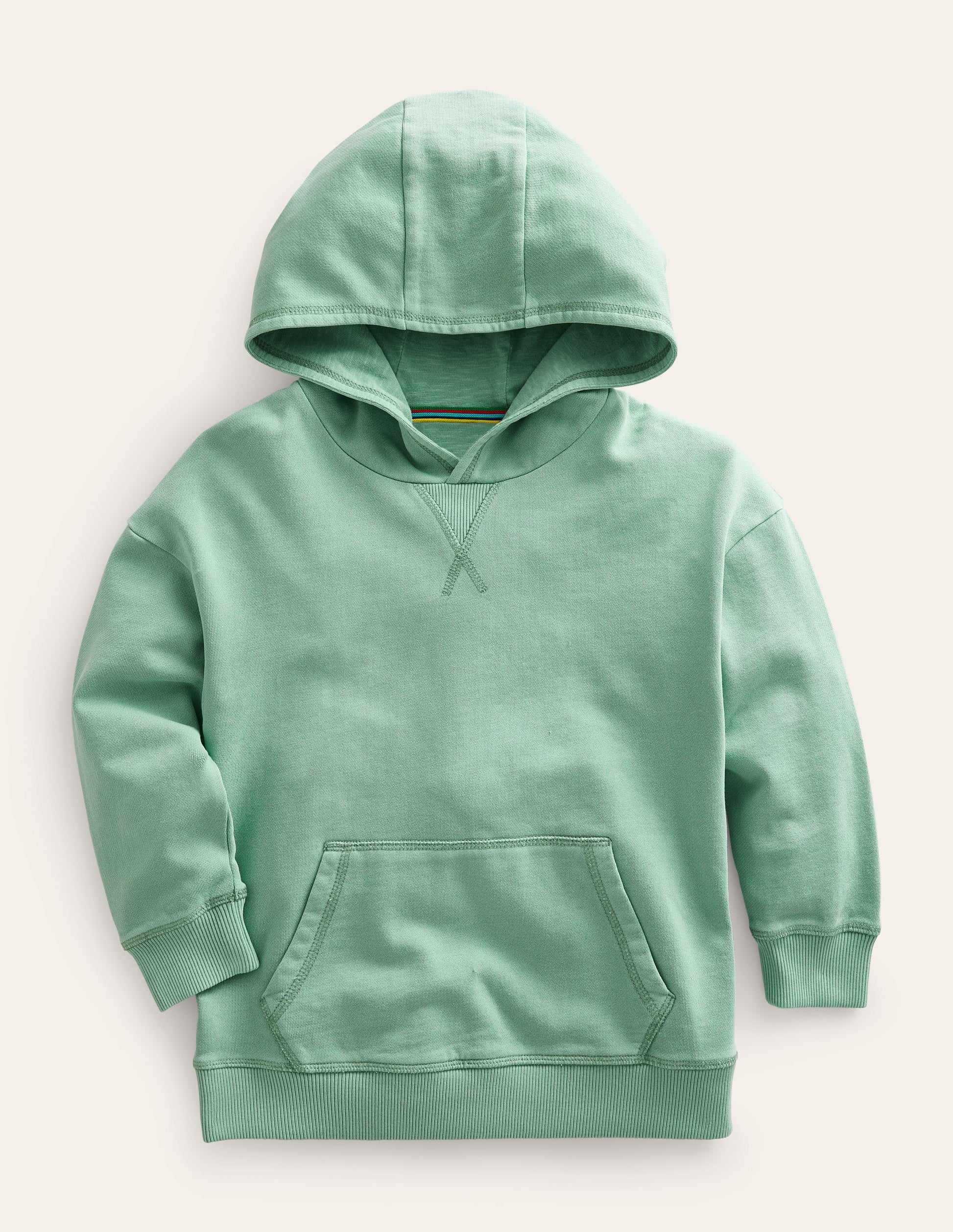 Garment Dye Hoodie-Opal Green-1