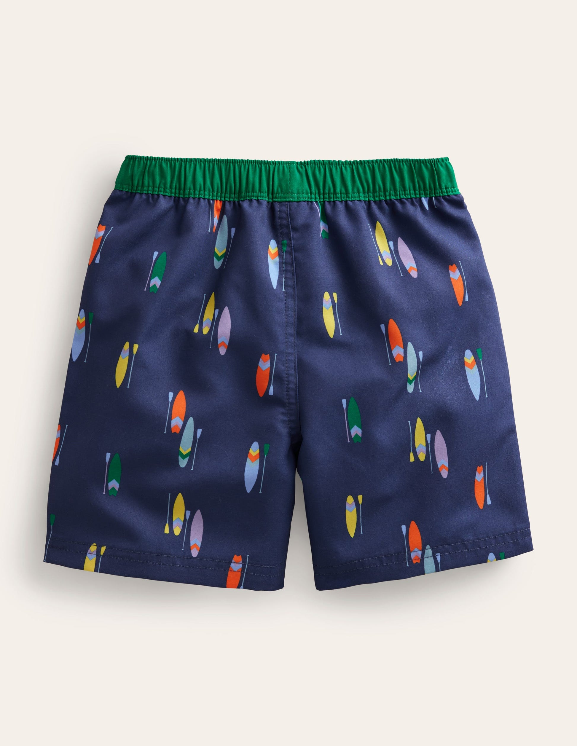 Swim Shorts-College Navy Paddle Board-2