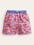 Swim Shorts-Carousel Rainbow Fish