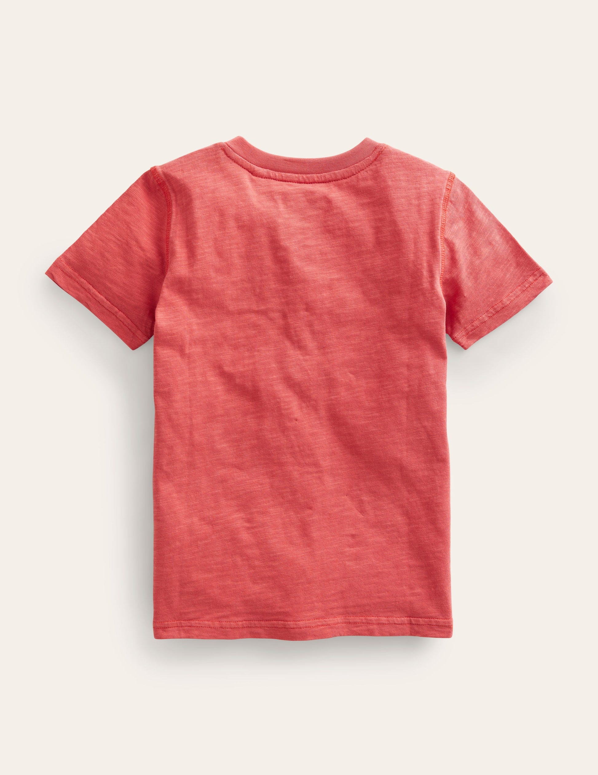 Washed Cotton Henley T-shirt-Peppadew Red-2
