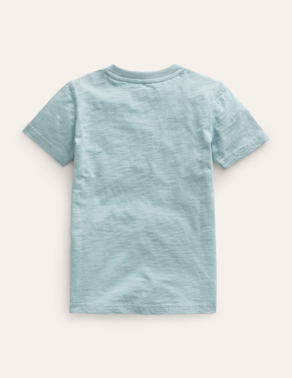 Washed Cotton Henley T-shirt-Tourmaline Blue-2