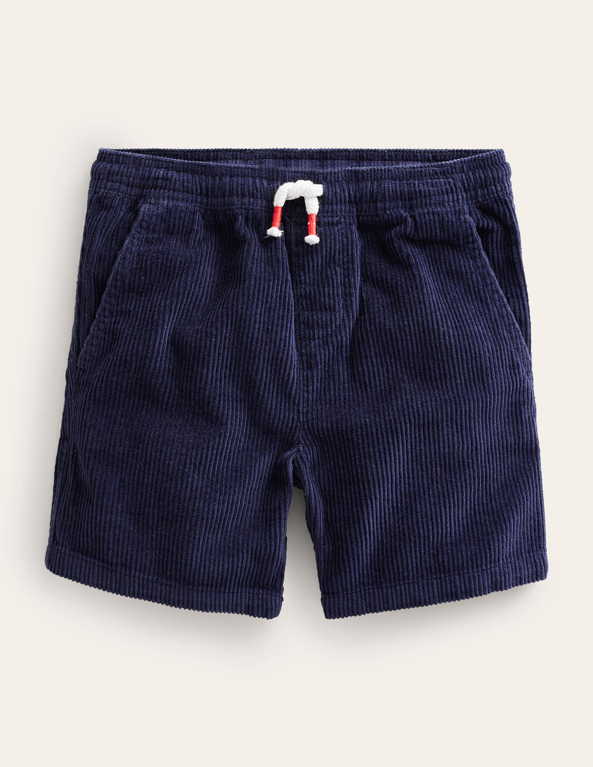 Retro Cord Shorts-College Navy-1