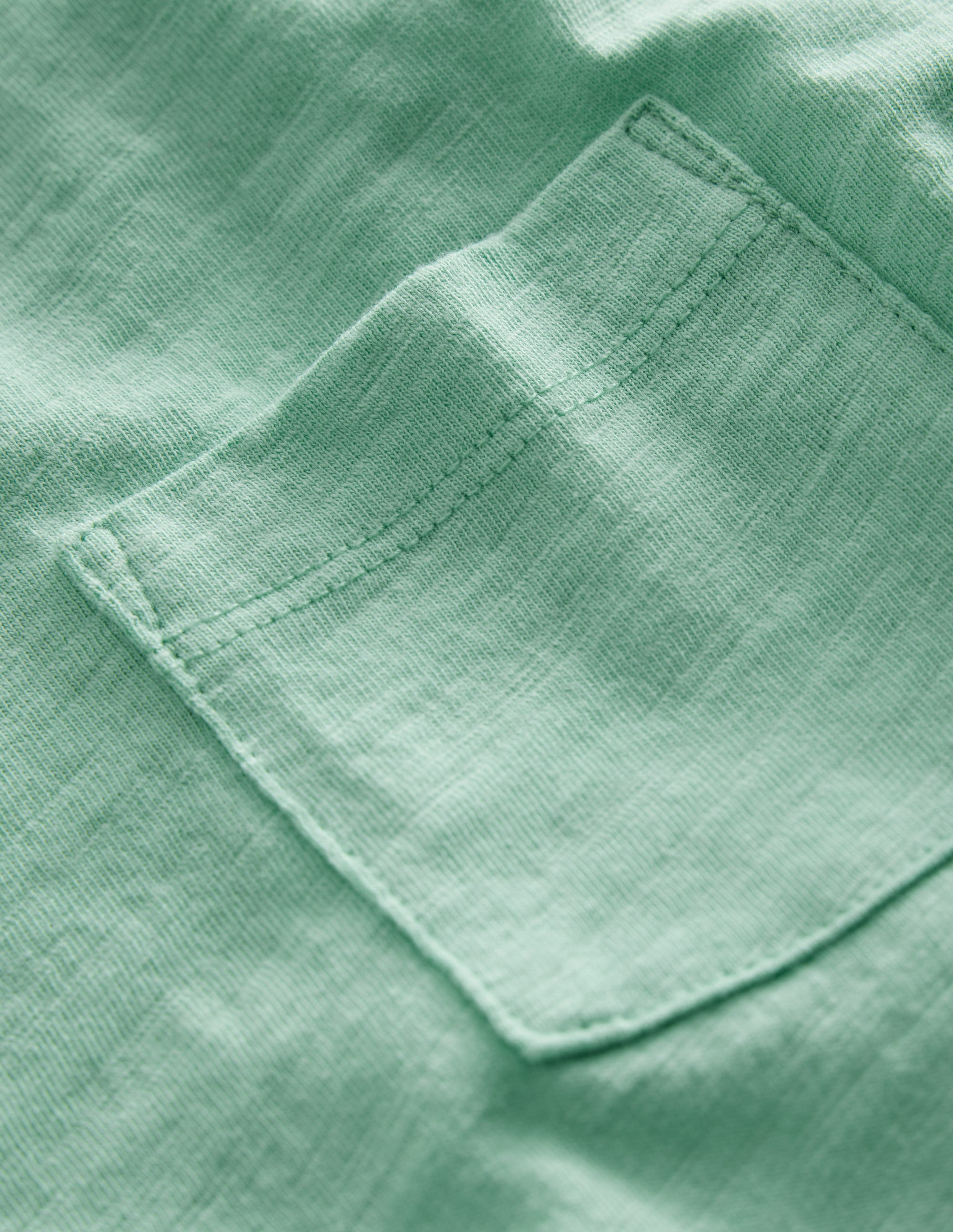 Washed Slub T-shirt-Opal Green - Image 3