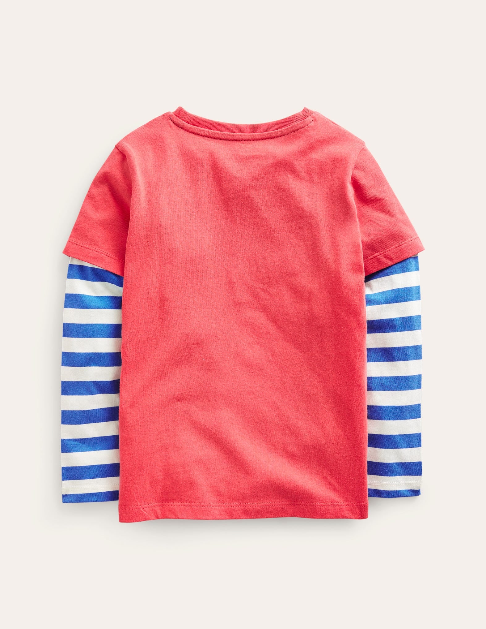 Bouclé Mock Sleeve T-shirt-Jam Digger - Image 2