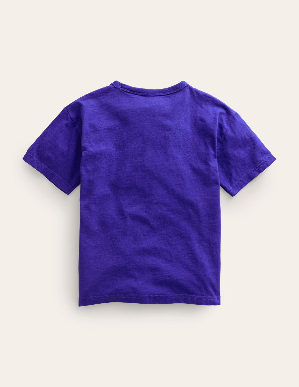 Space-Print Cotton T-Shirt-Blue Marl Surfer - Image 2