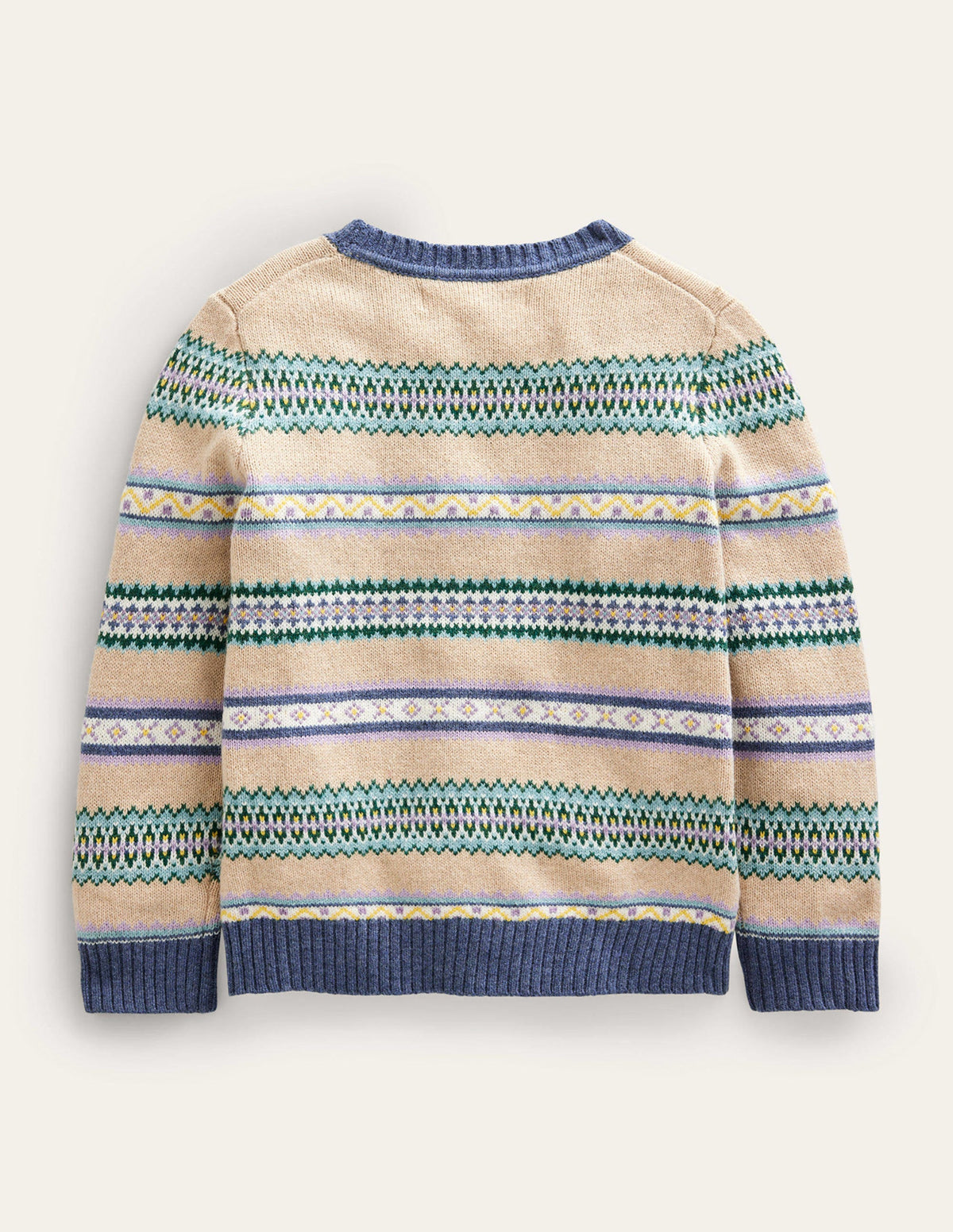 Fair Isle Stripe Crew Sweater-Soft Multi Stripe-2