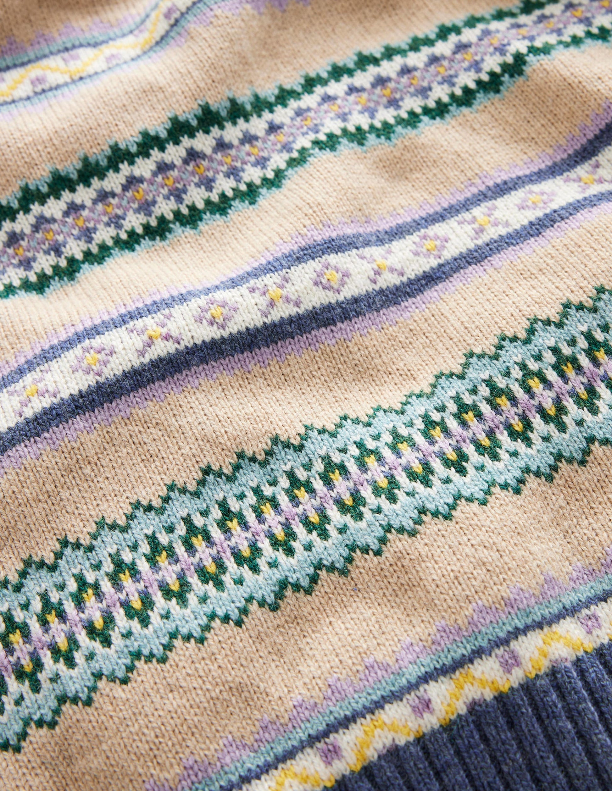 Fair Isle Stripe Crew Sweater-Soft Multi Stripe-3