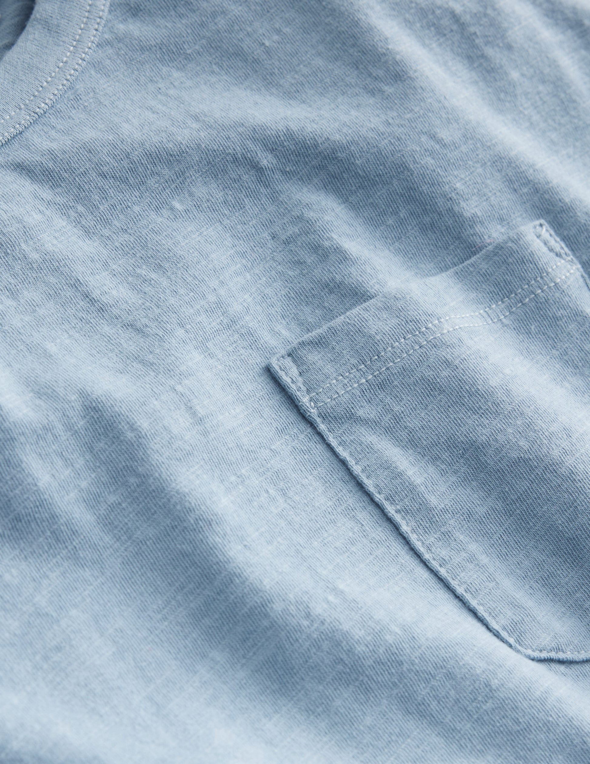 Layered Long-Sleeve T-Shirt-Pebble Blue-3