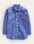 Cotton Shirt-Blue Gingham