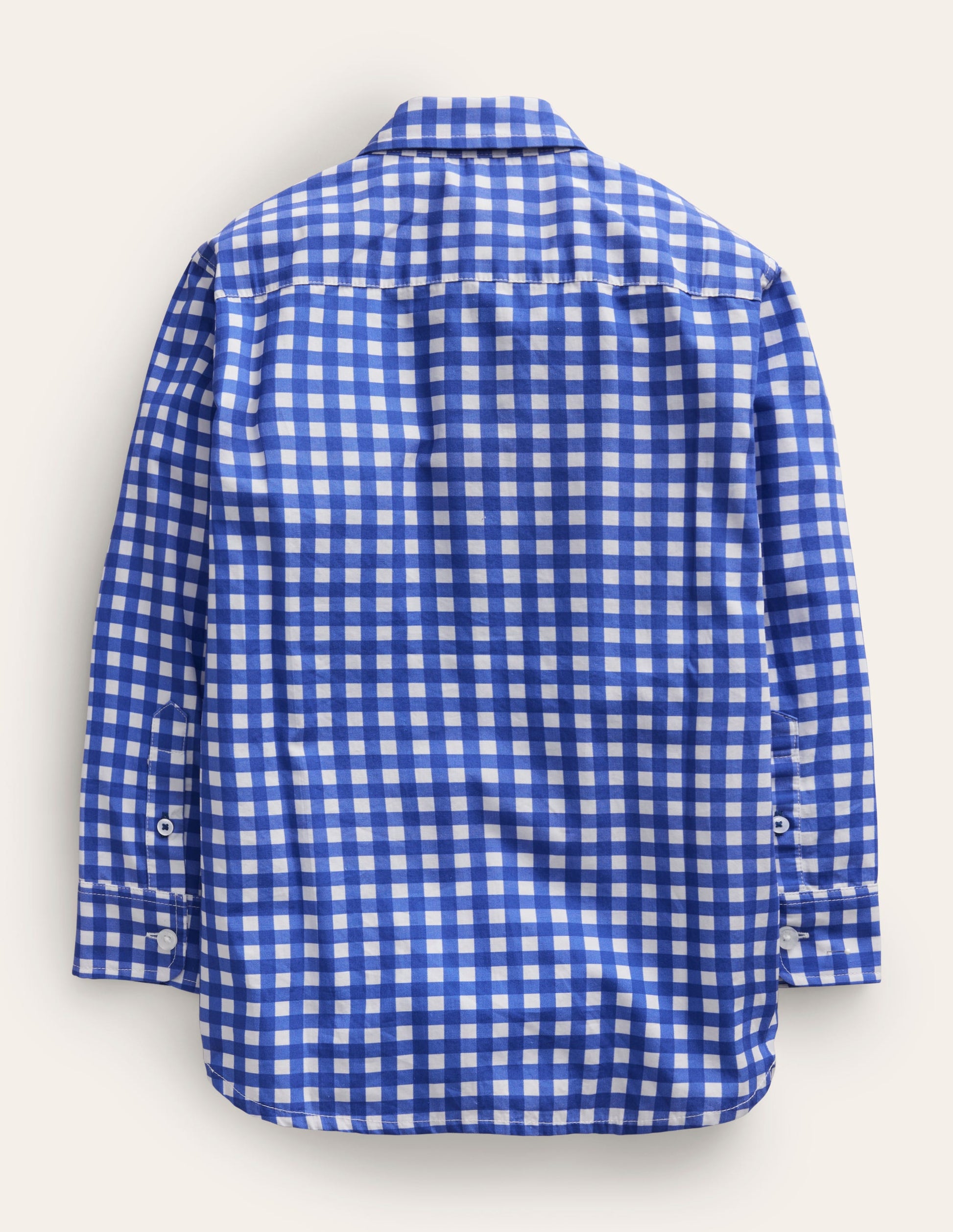 Cotton Shirt-Blue Gingham-2