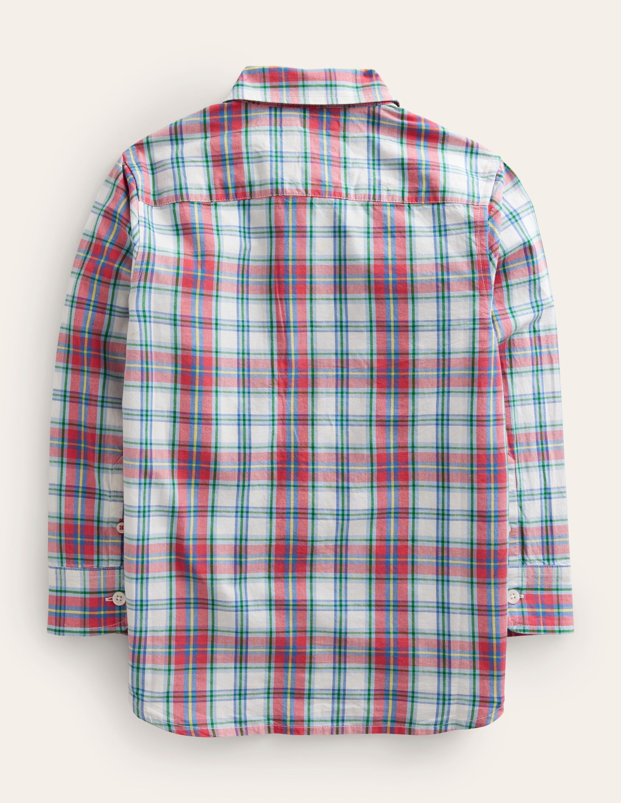 Cotton Shirt-Red Check - Image 2