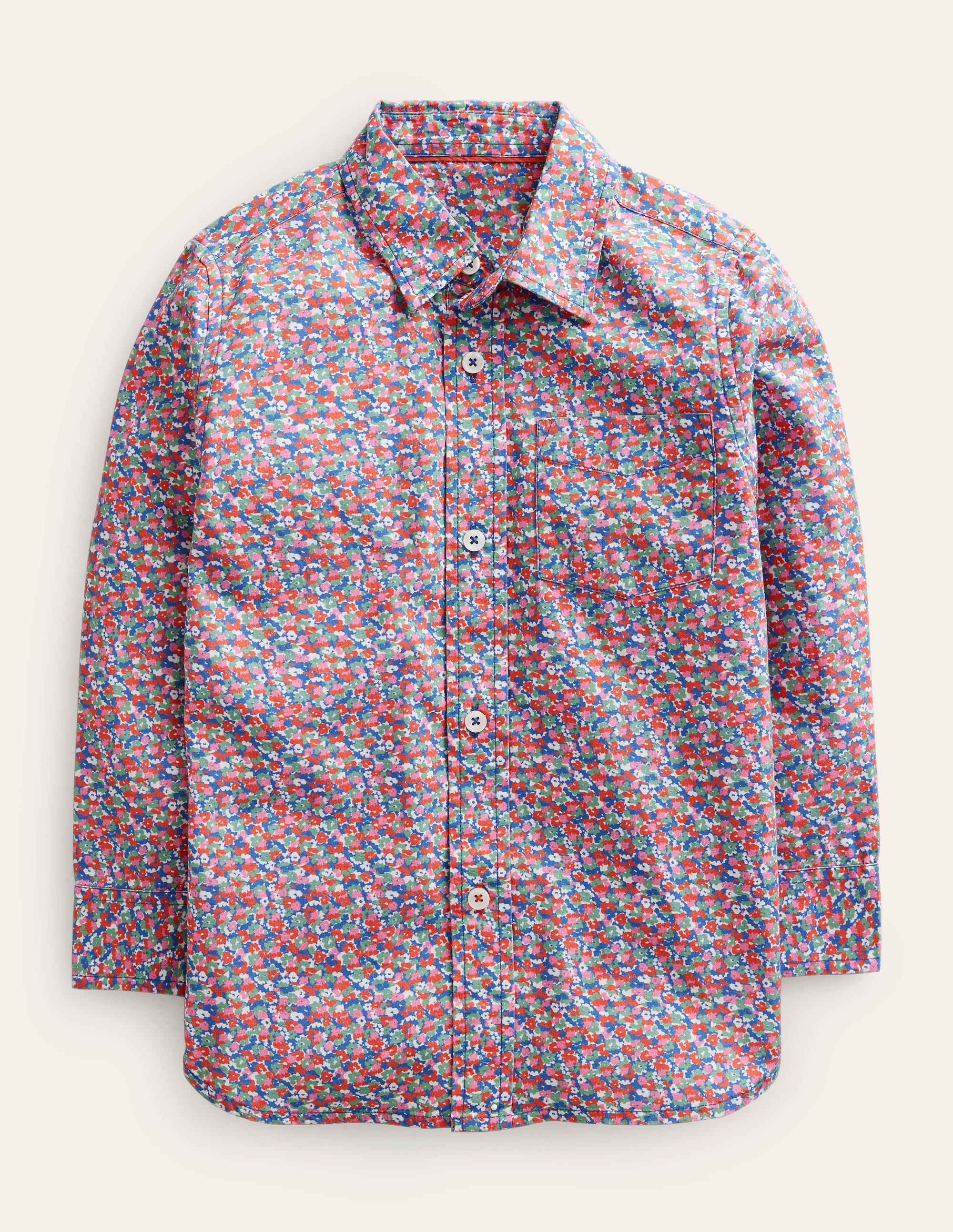 Cotton Shirt-Multi Micro Floral - Image 1