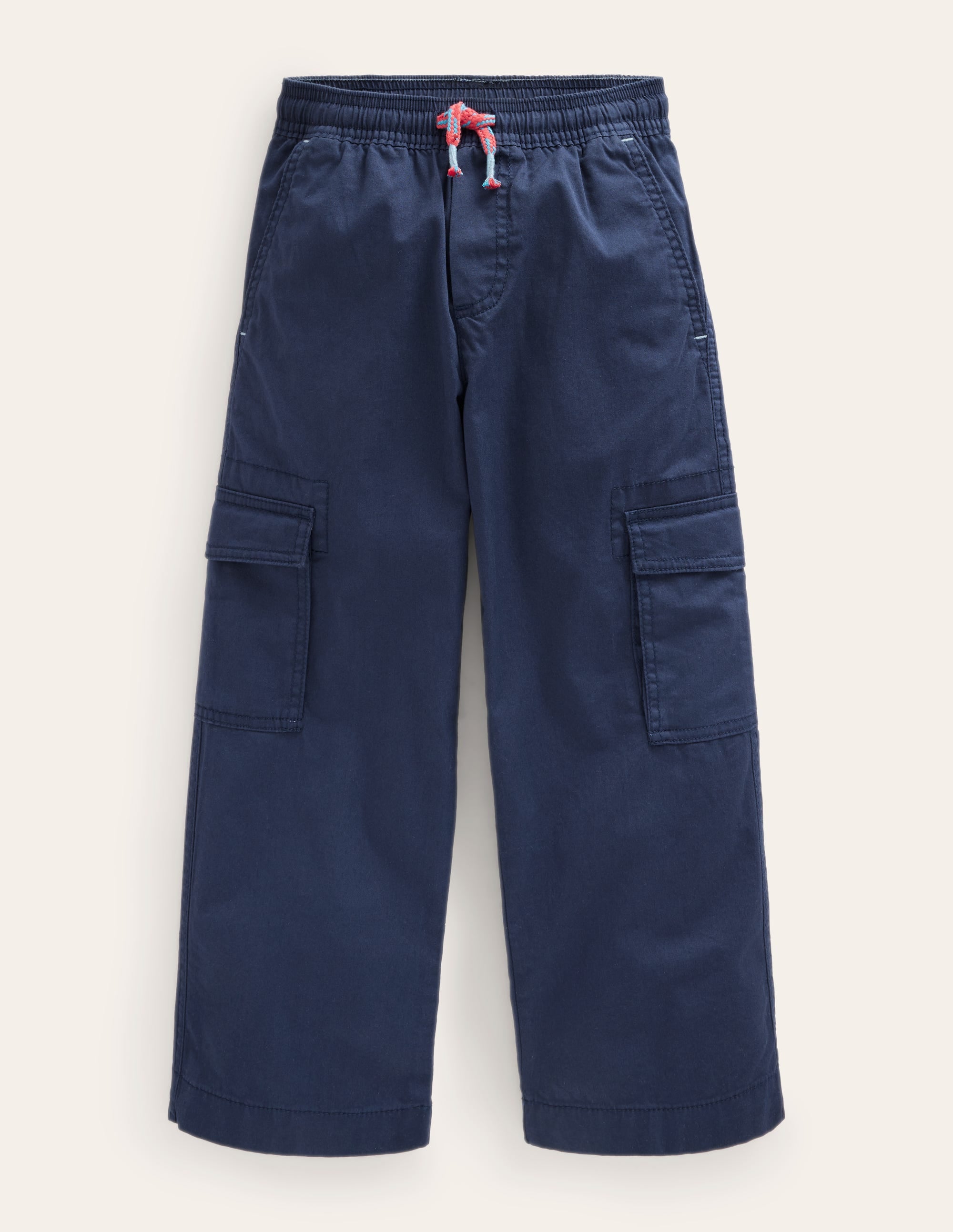 Pull-On Cargo Trouser-French Navy - Image 1