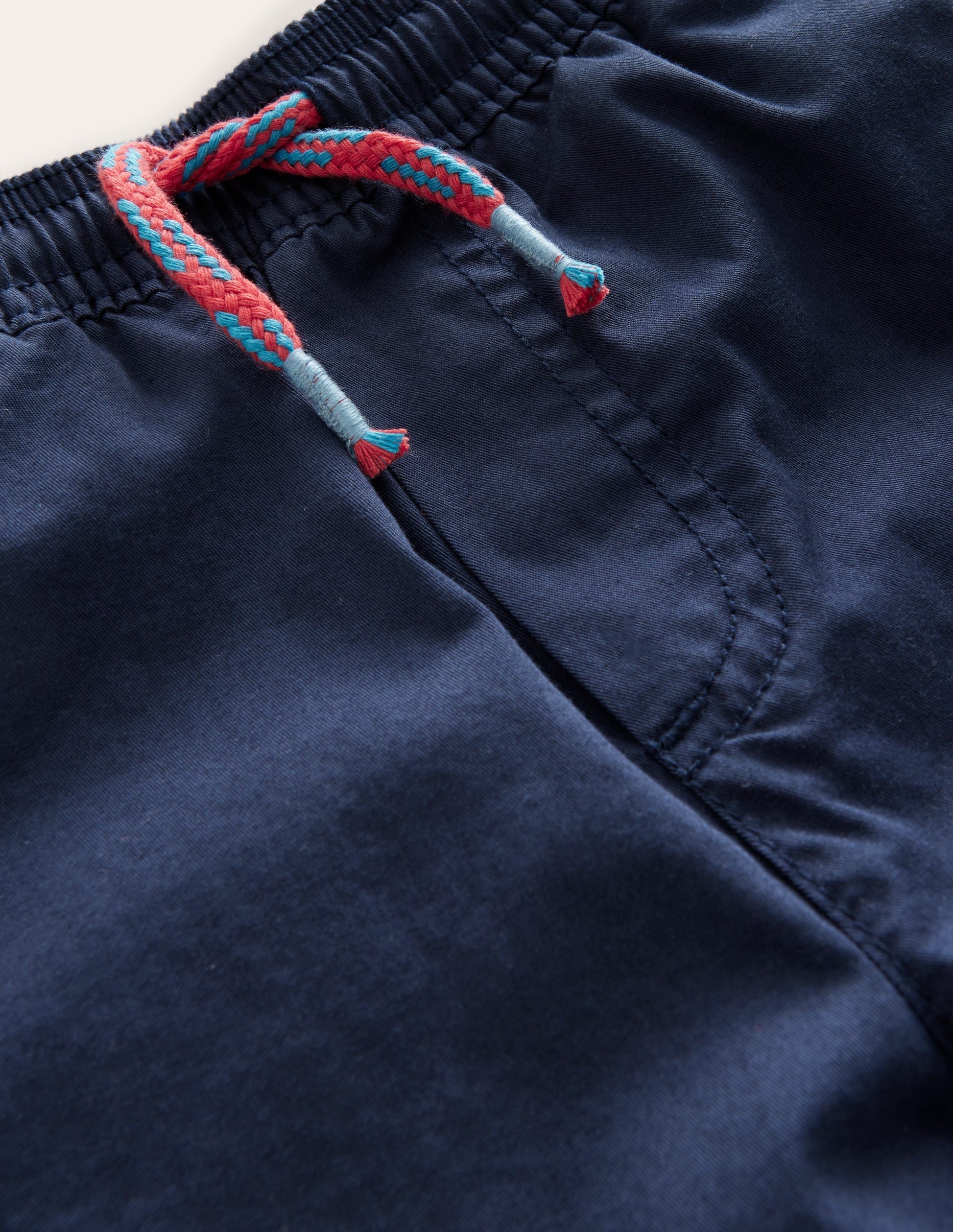 Pull-On Cargo Trouser-French Navy-3