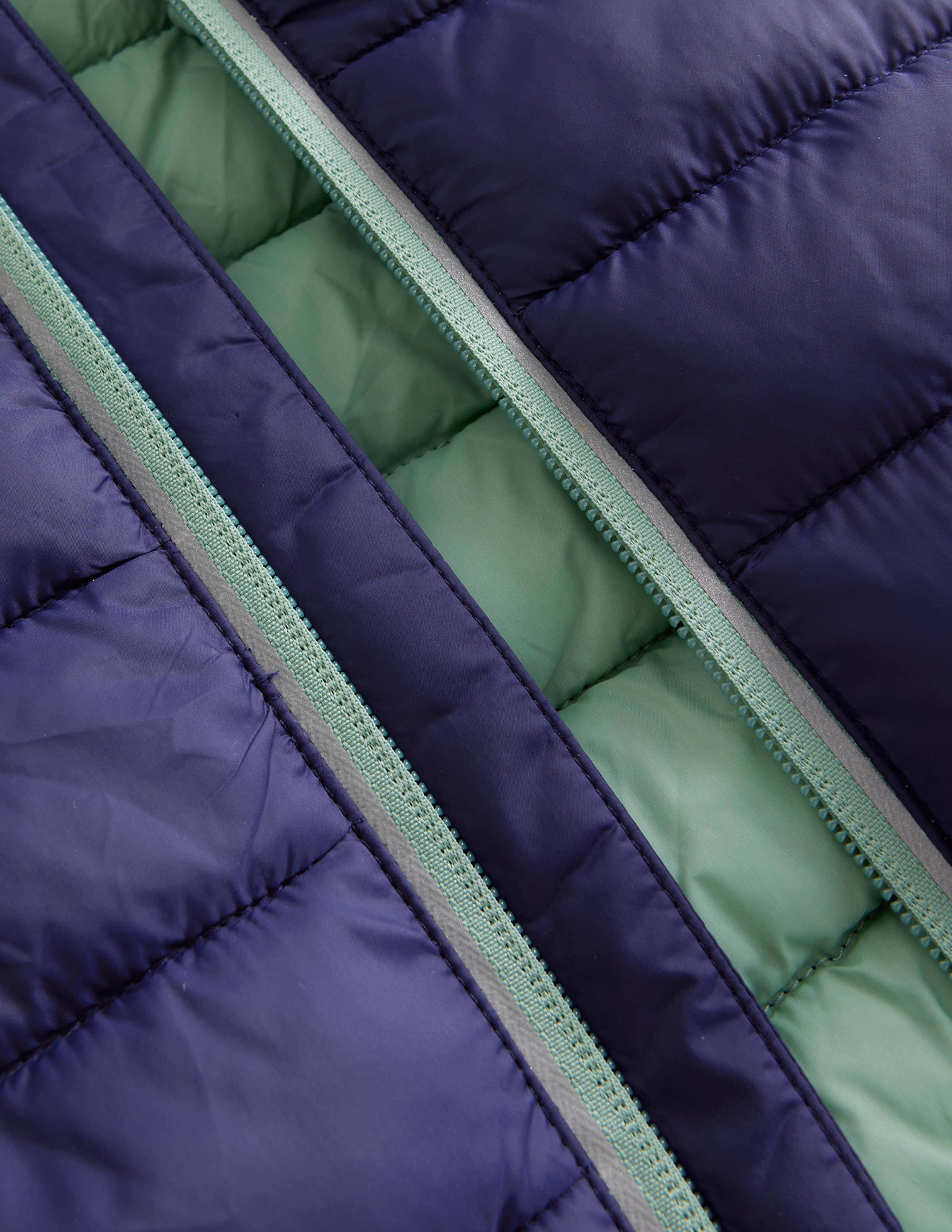 Pack-Away Padded Jacket-Navy - Image 3
