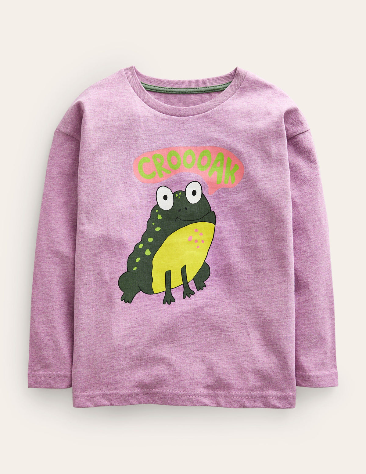 Frog Relaxed T-shirt-Purple Frog - Image 1