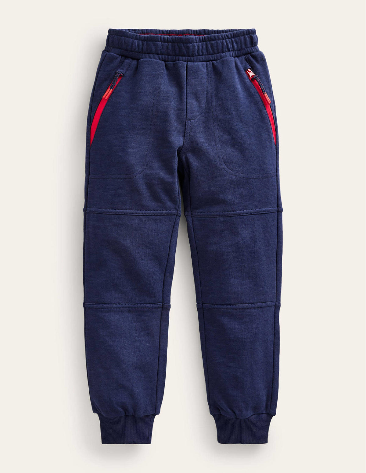 Reinforced Knee Joggers-College Navy-1
