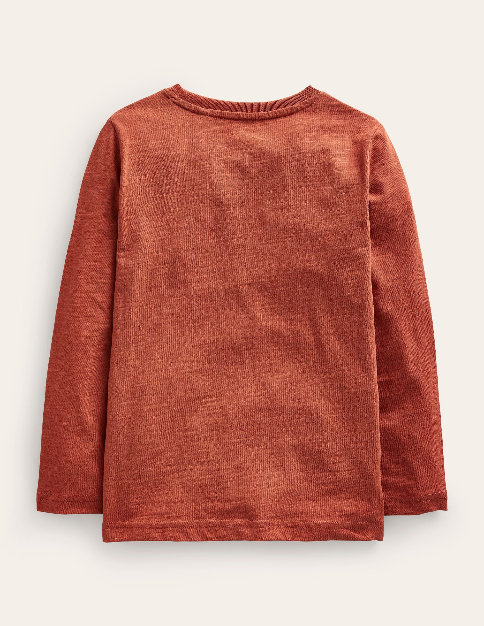 Slogan T-shirt-Roasted Chestnut Brown - Image 2