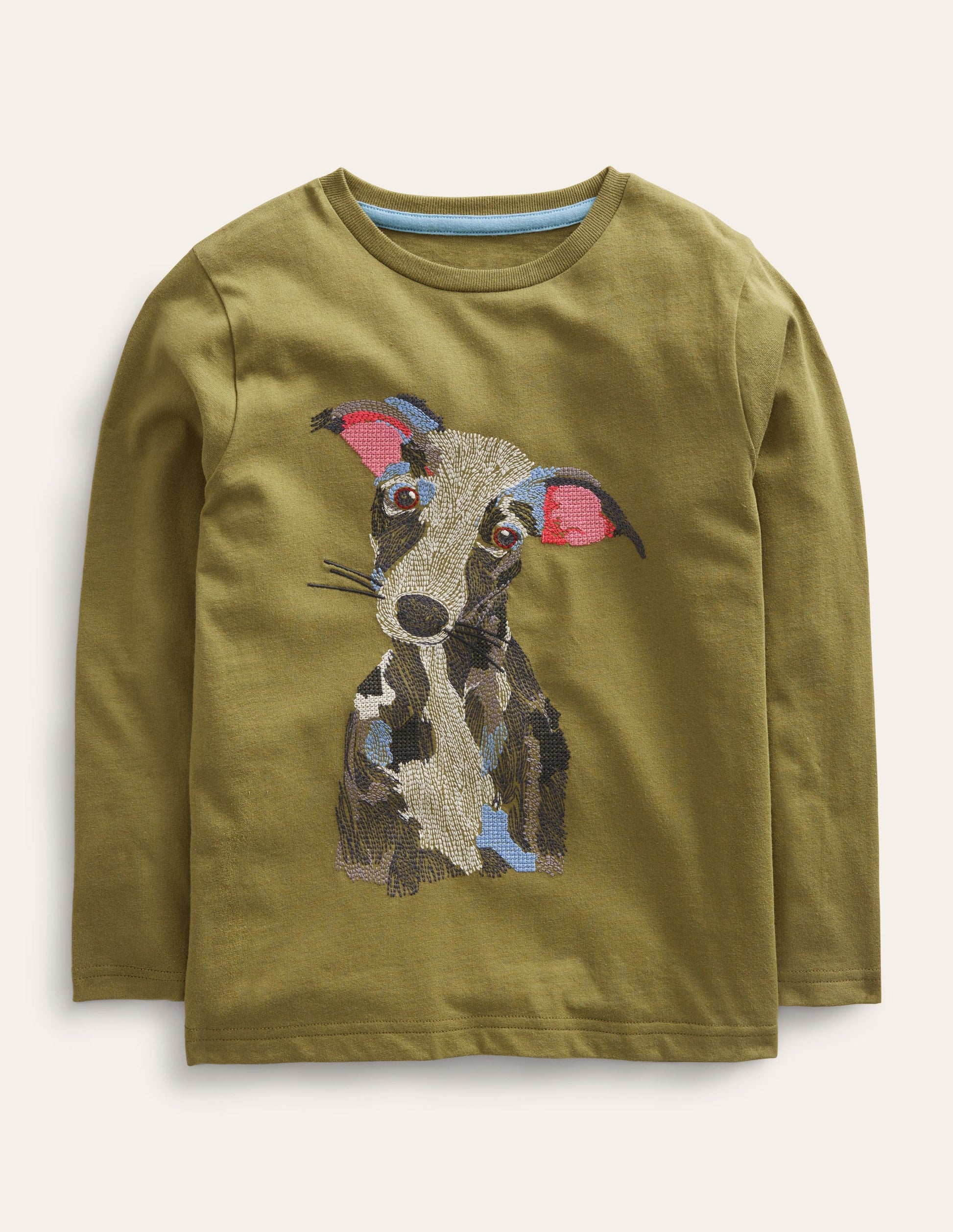 Superstitch T-shirt-Green Olive-1