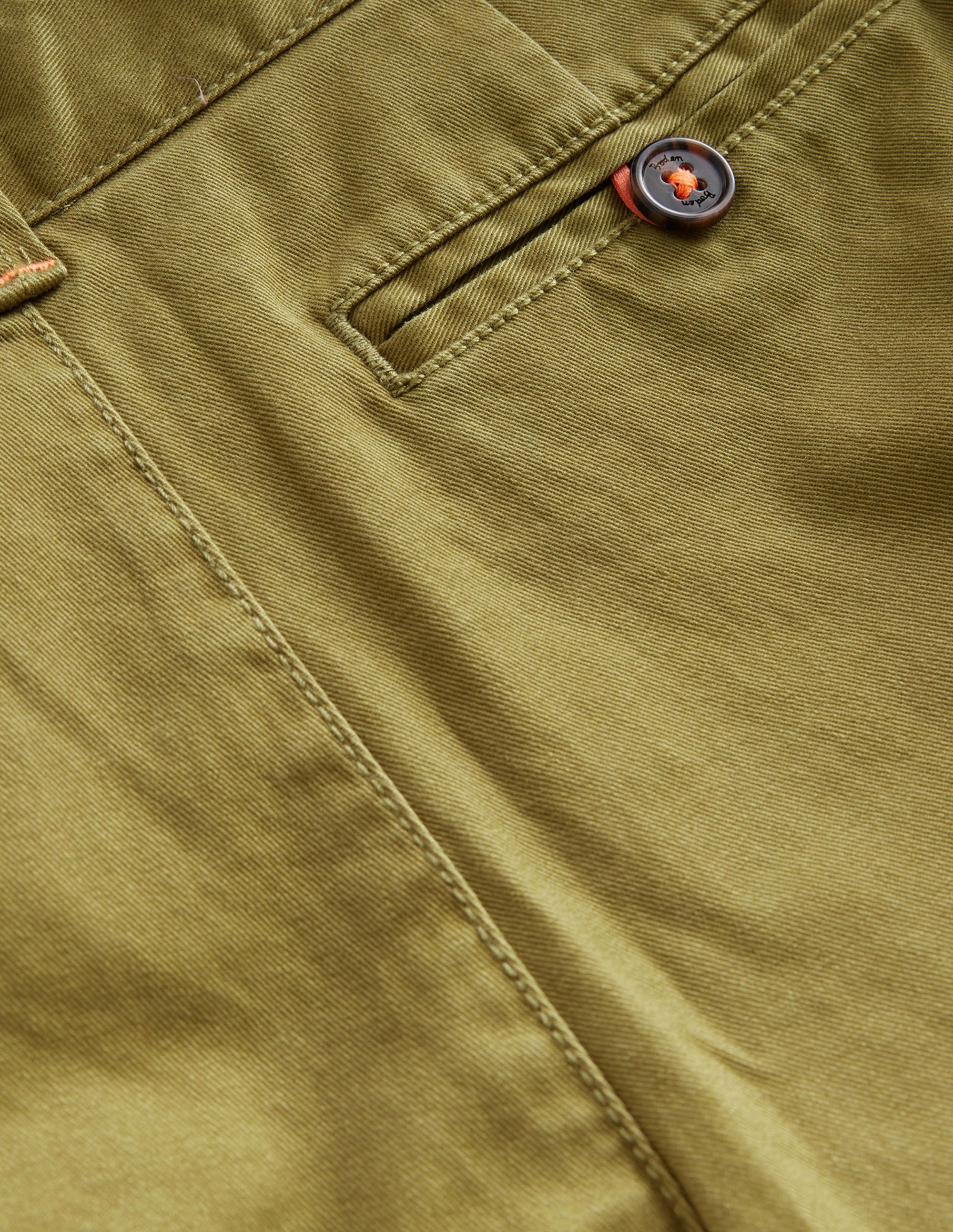 Straight Leg Chinos-Green Olive - Image 3