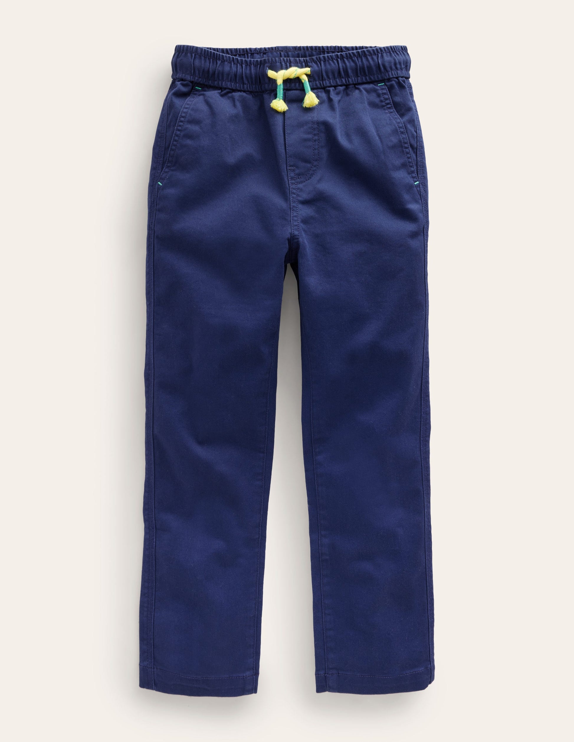Slim Pull-On Pants-College Navy Cord-1