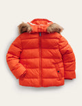 Fun Padded Jacket-Autumn Maple Orange