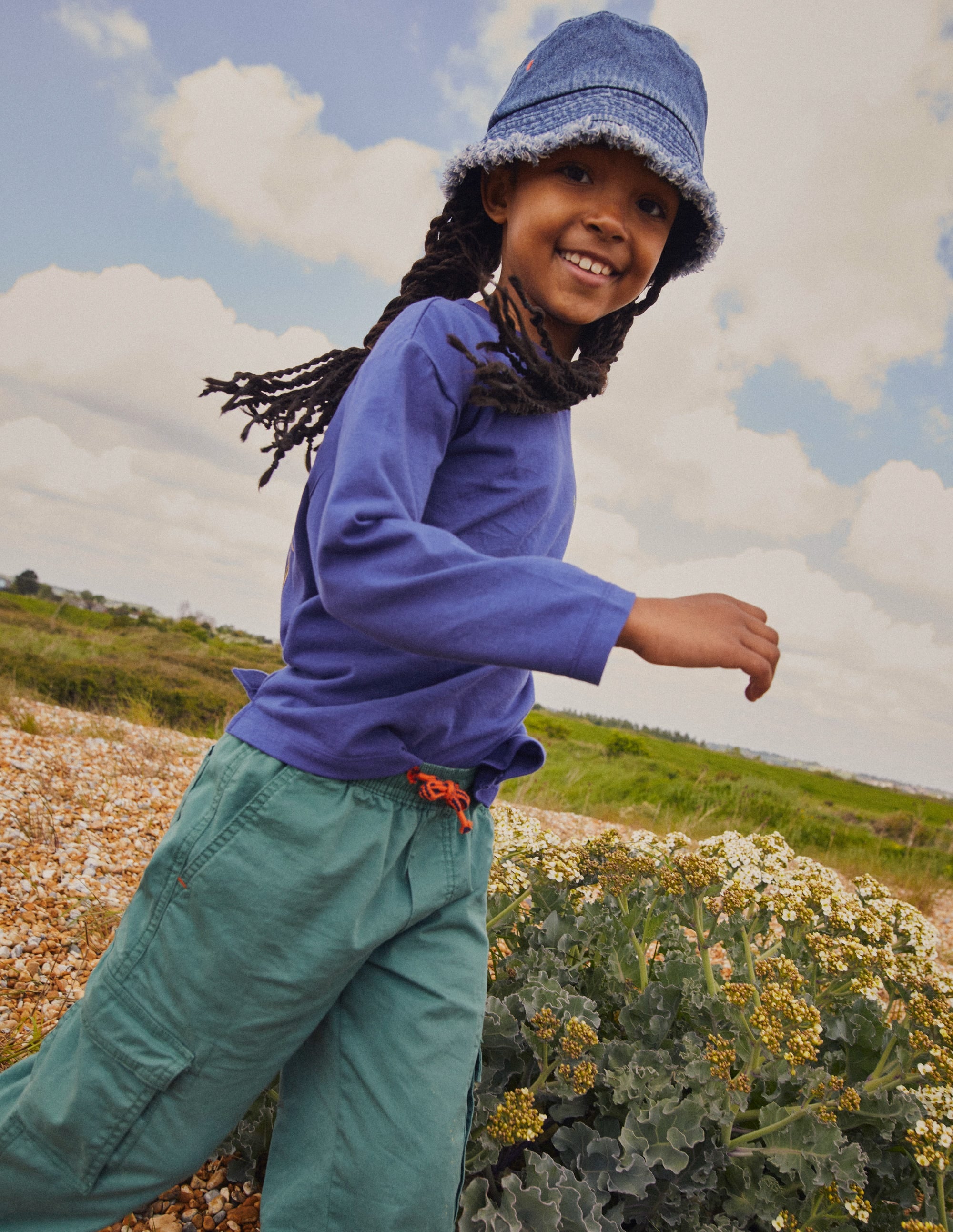 Bucket Hat-Mid Denim - Image 4