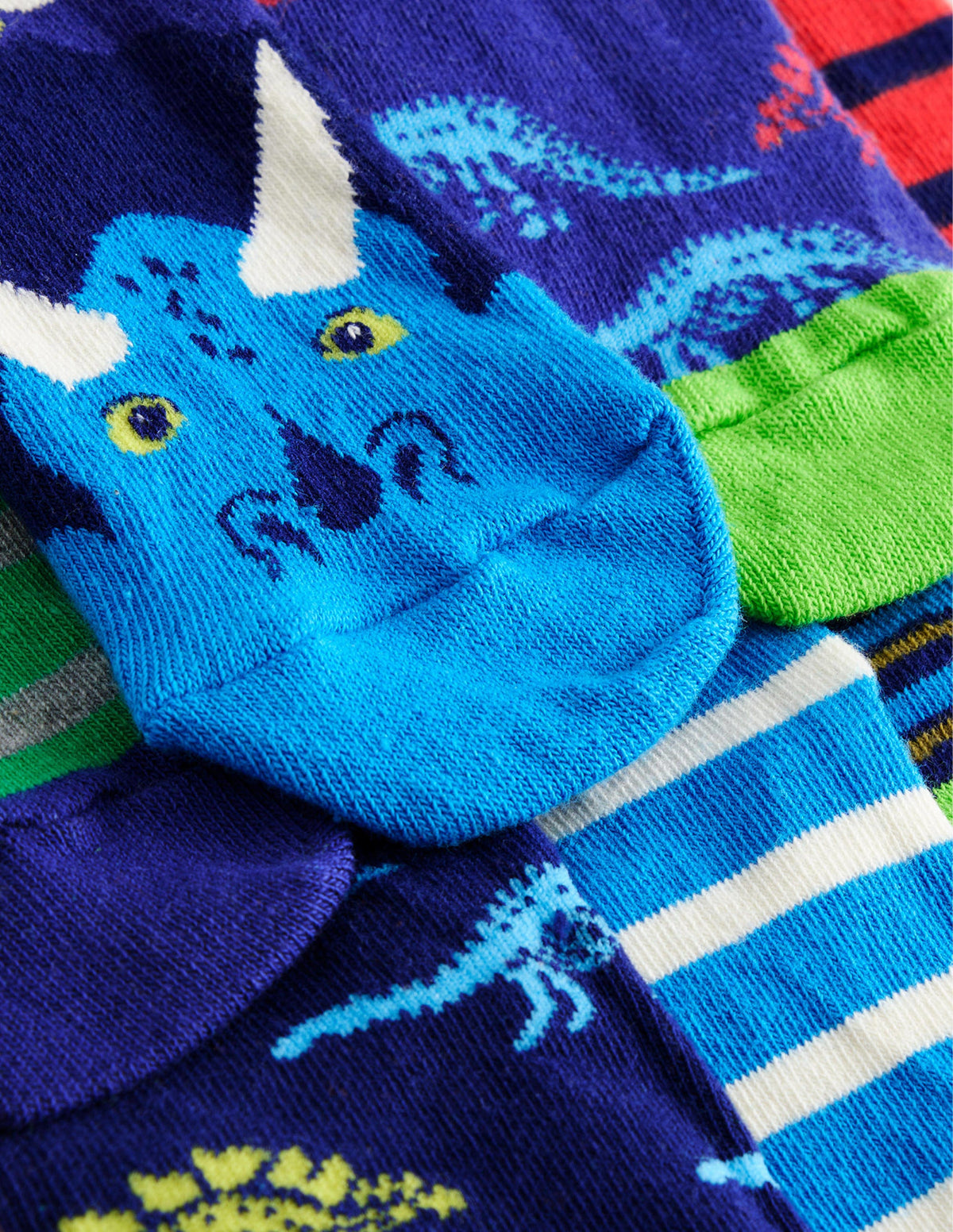 Socks 7 Pack-Dinosaurs-2
